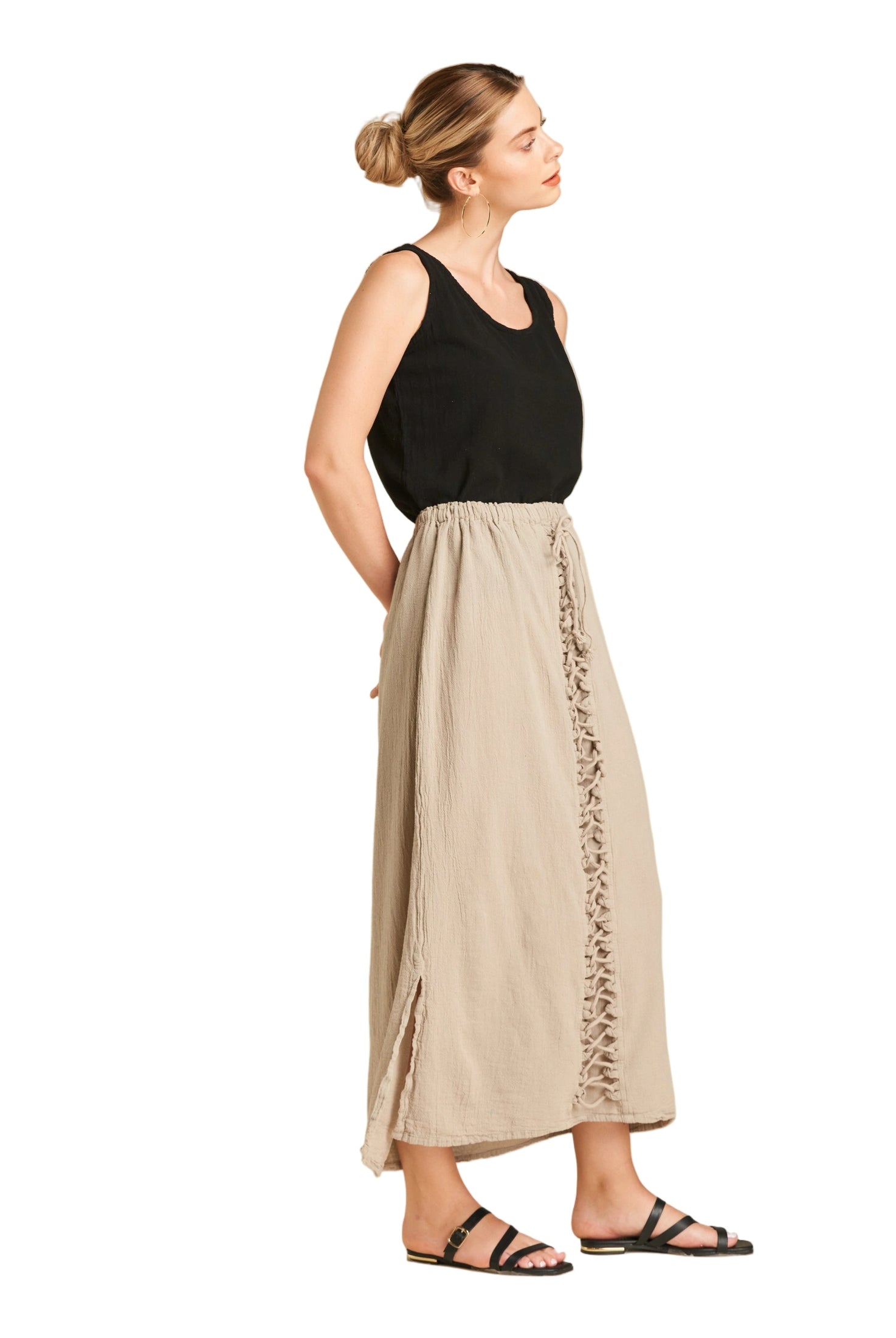 Lattice Skirt - Final Sale-Oh My Gauze