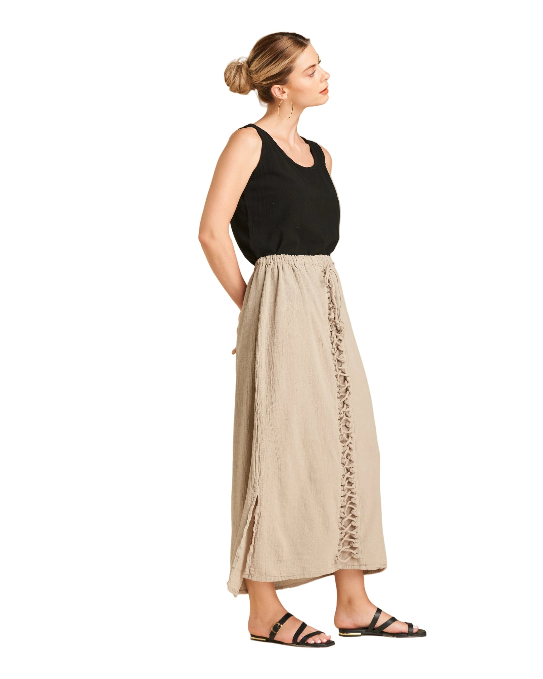Lattice Skirt - Final Sale-Oh My Gauze
