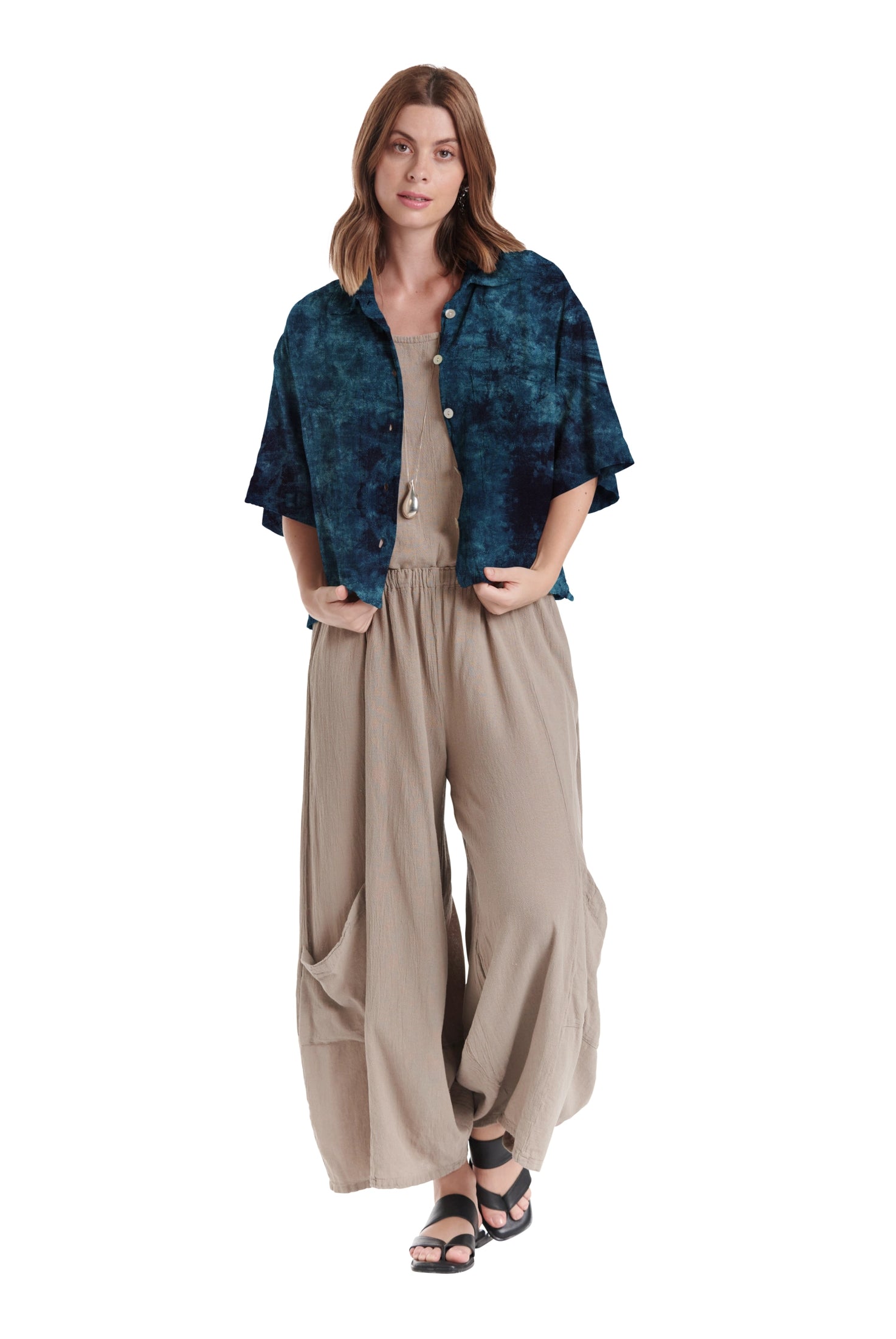 Lena Cotton Gauze Blouse – New Arrival-Oh My Gauze