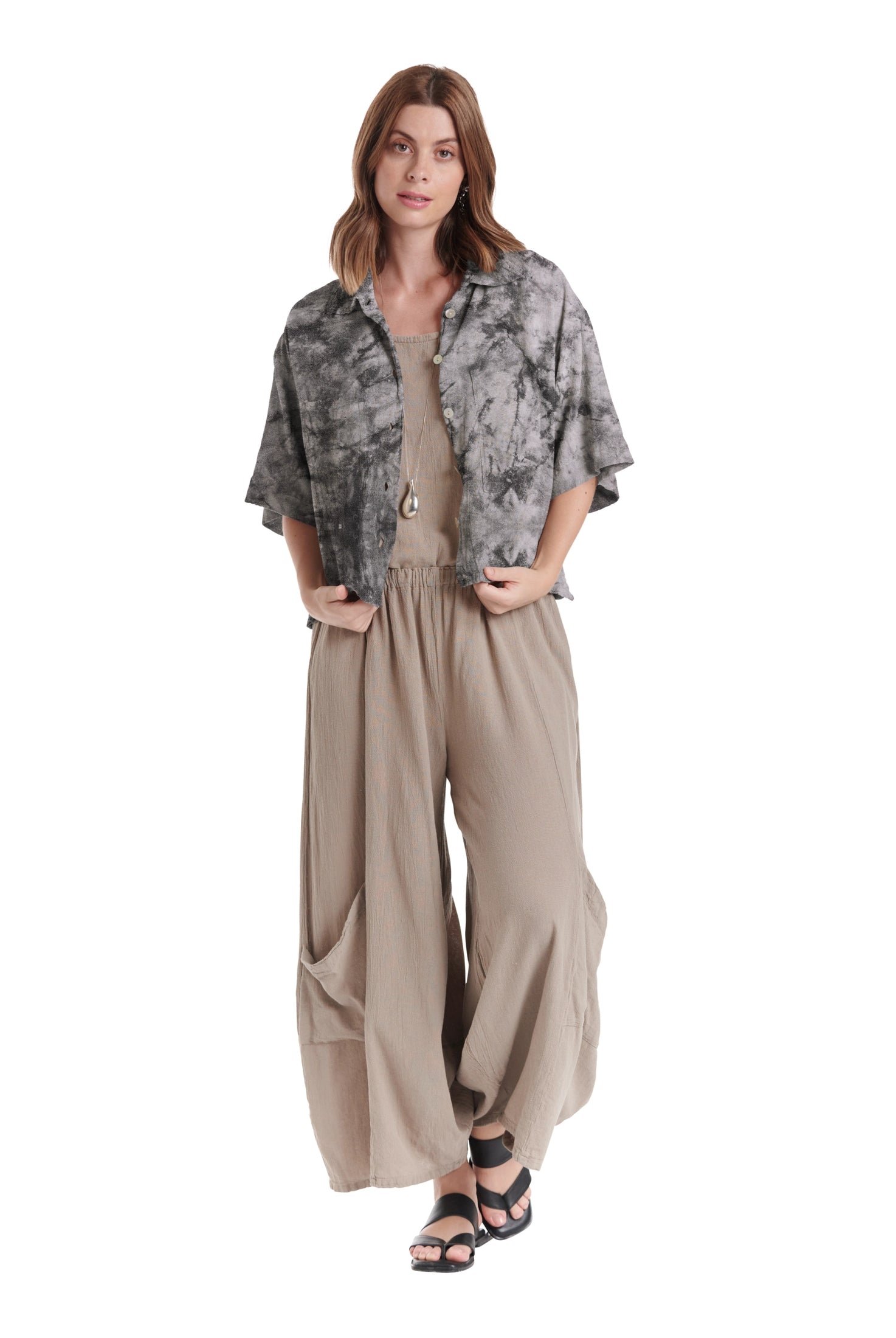 Lena Cotton Gauze Blouse – New Arrival-Oh My Gauze