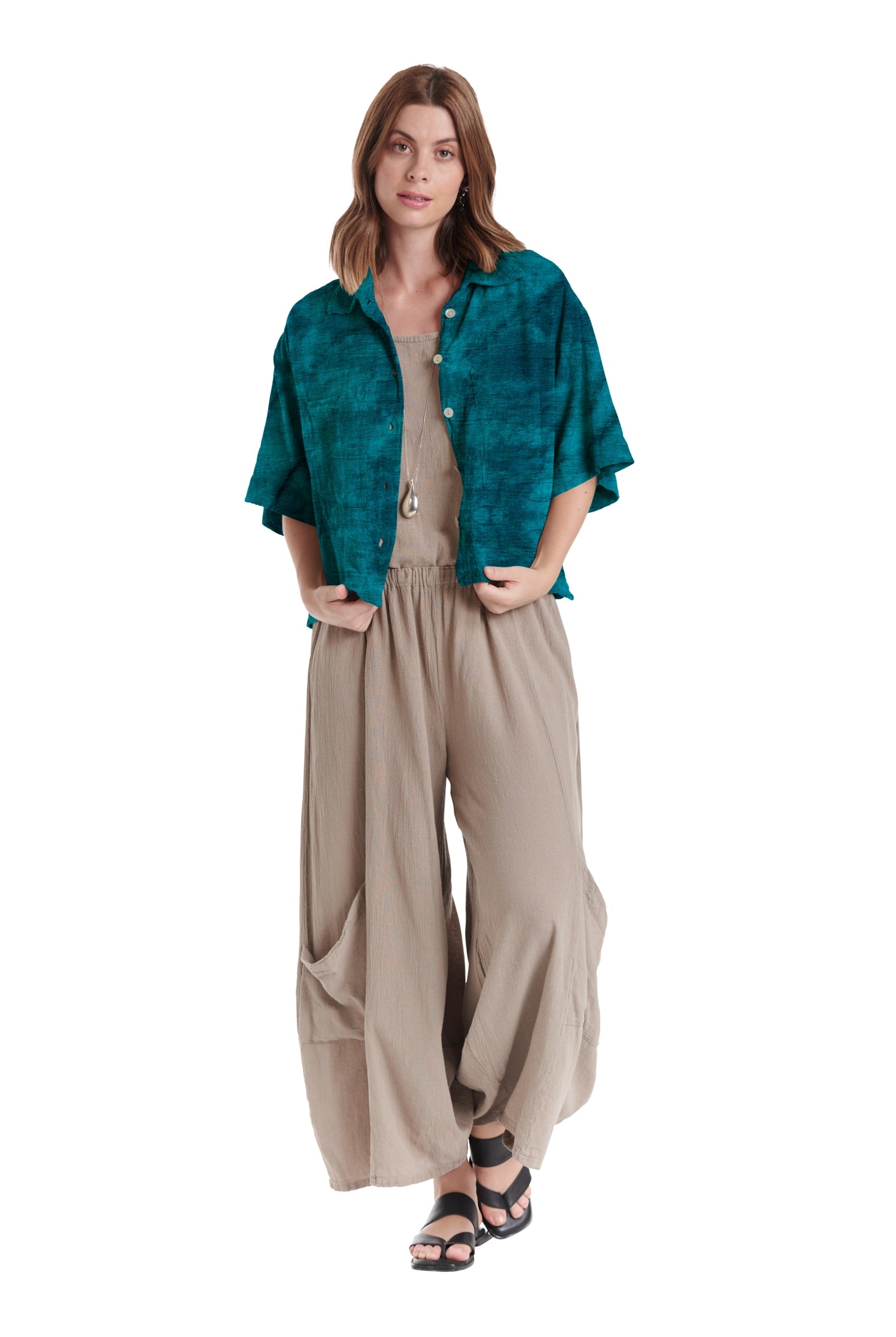 Lena Cotton Gauze Blouse – New Arrival-Oh My Gauze