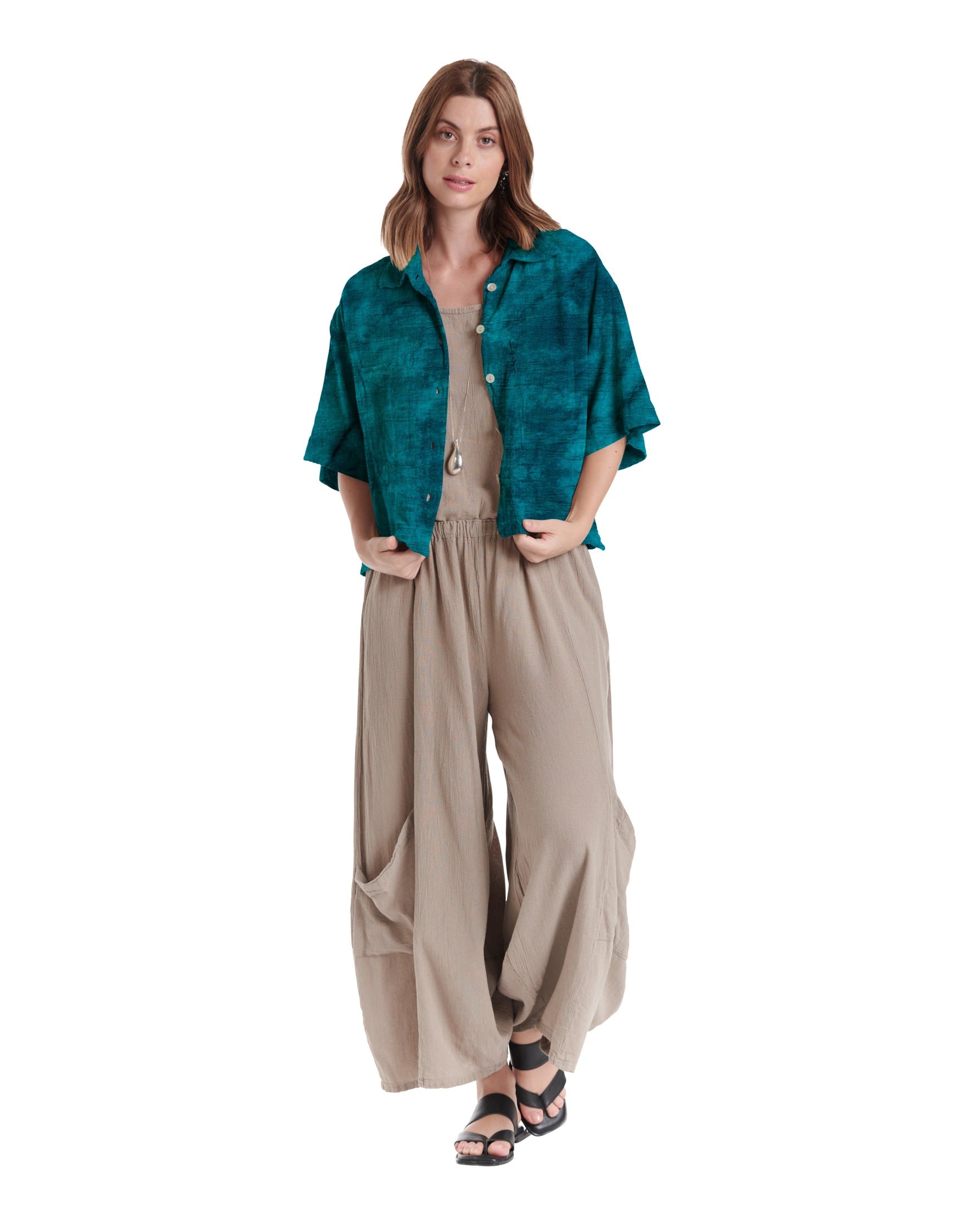 Lena Cotton Gauze Blouse – New Arrival-Oh My Gauze