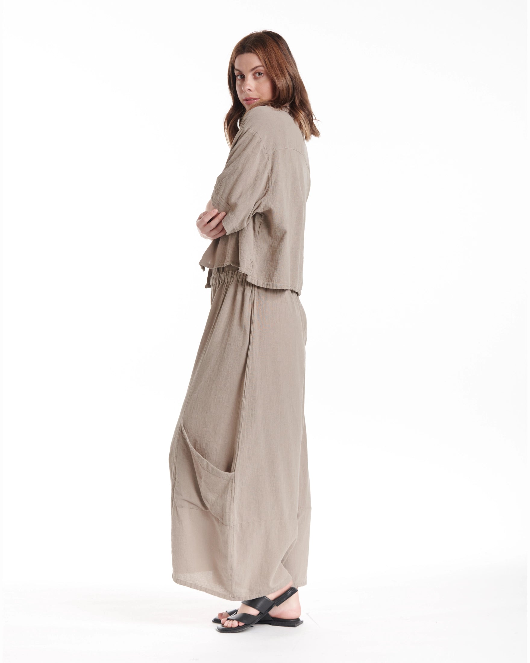 Lena Cotton Gauze Blouse – New Arrival-Oh My Gauze