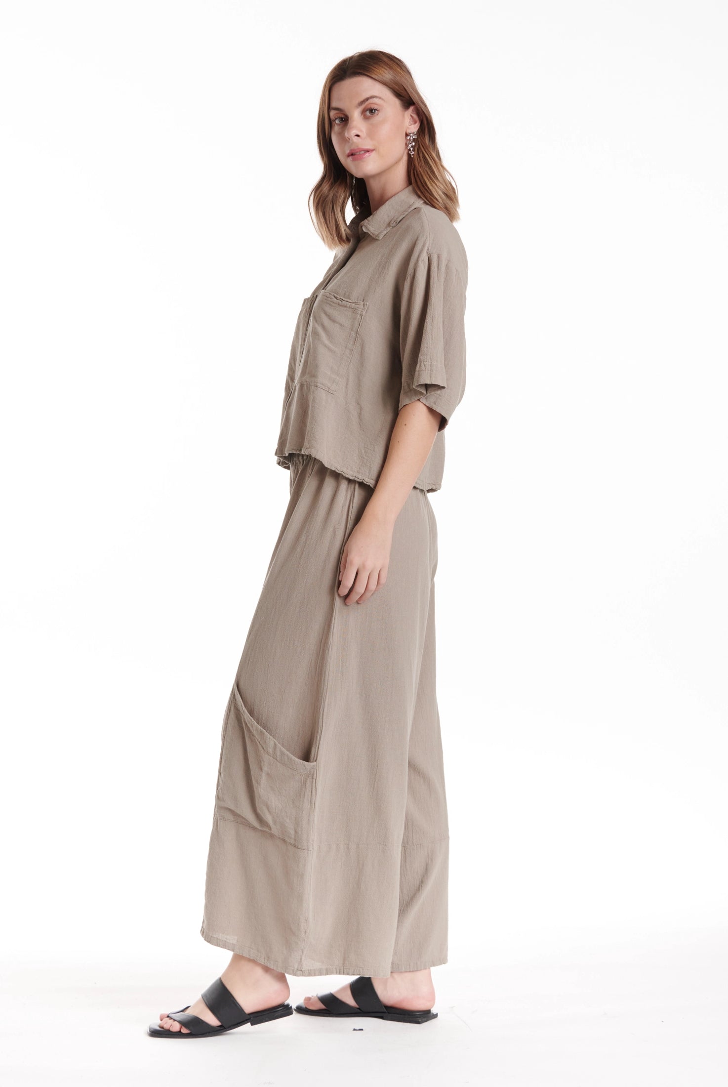 Lena Cotton Gauze Blouse – New Arrival-Oh My Gauze