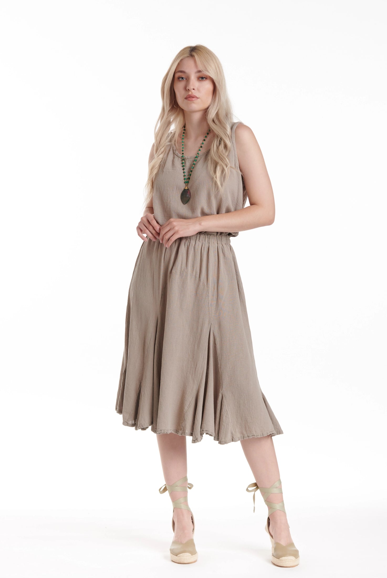 Leona Cotton Gauze Skirt – New Arrival-Oh My Gauze