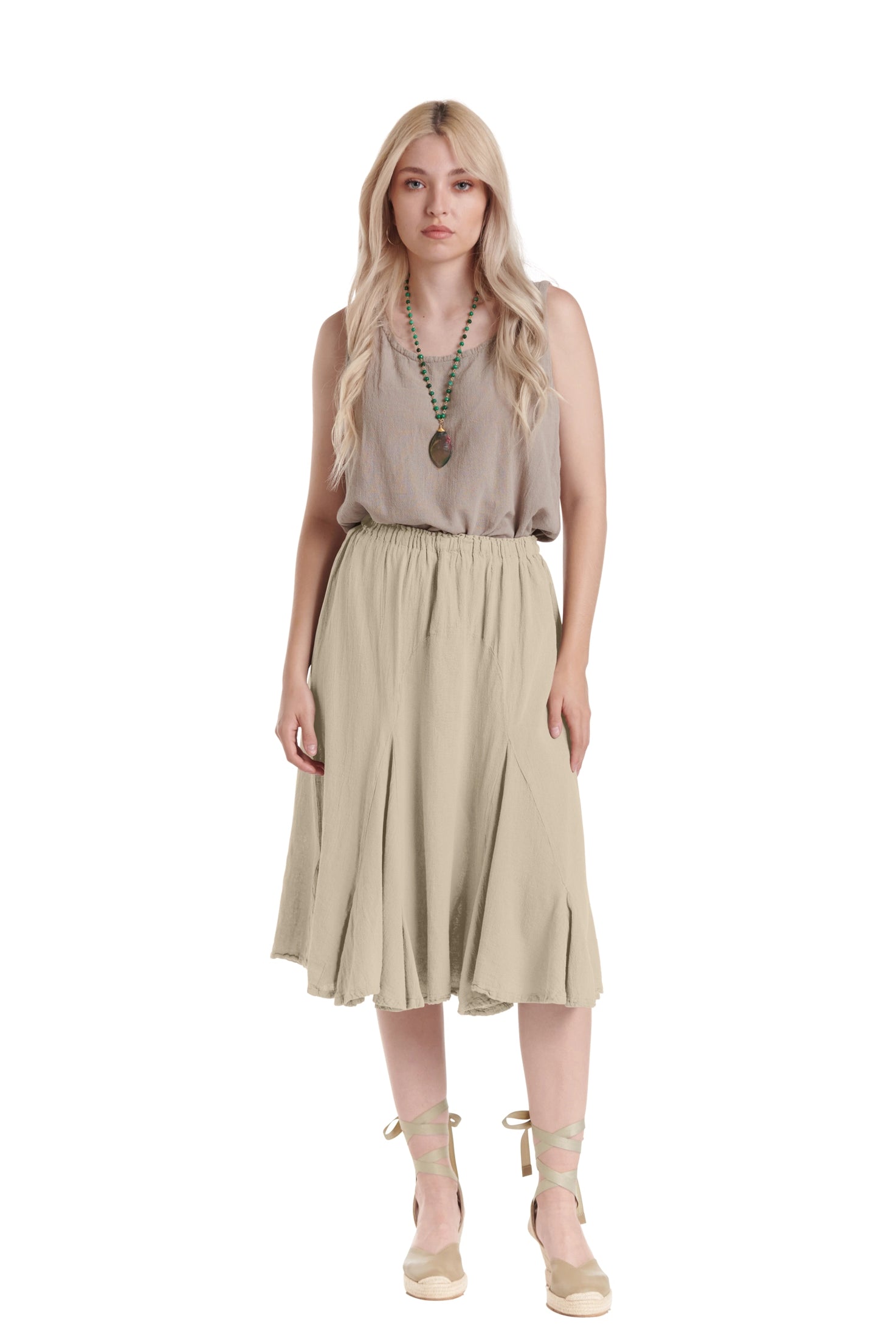 Leona Cotton Gauze Skirt – New Arrival-Oh My Gauze