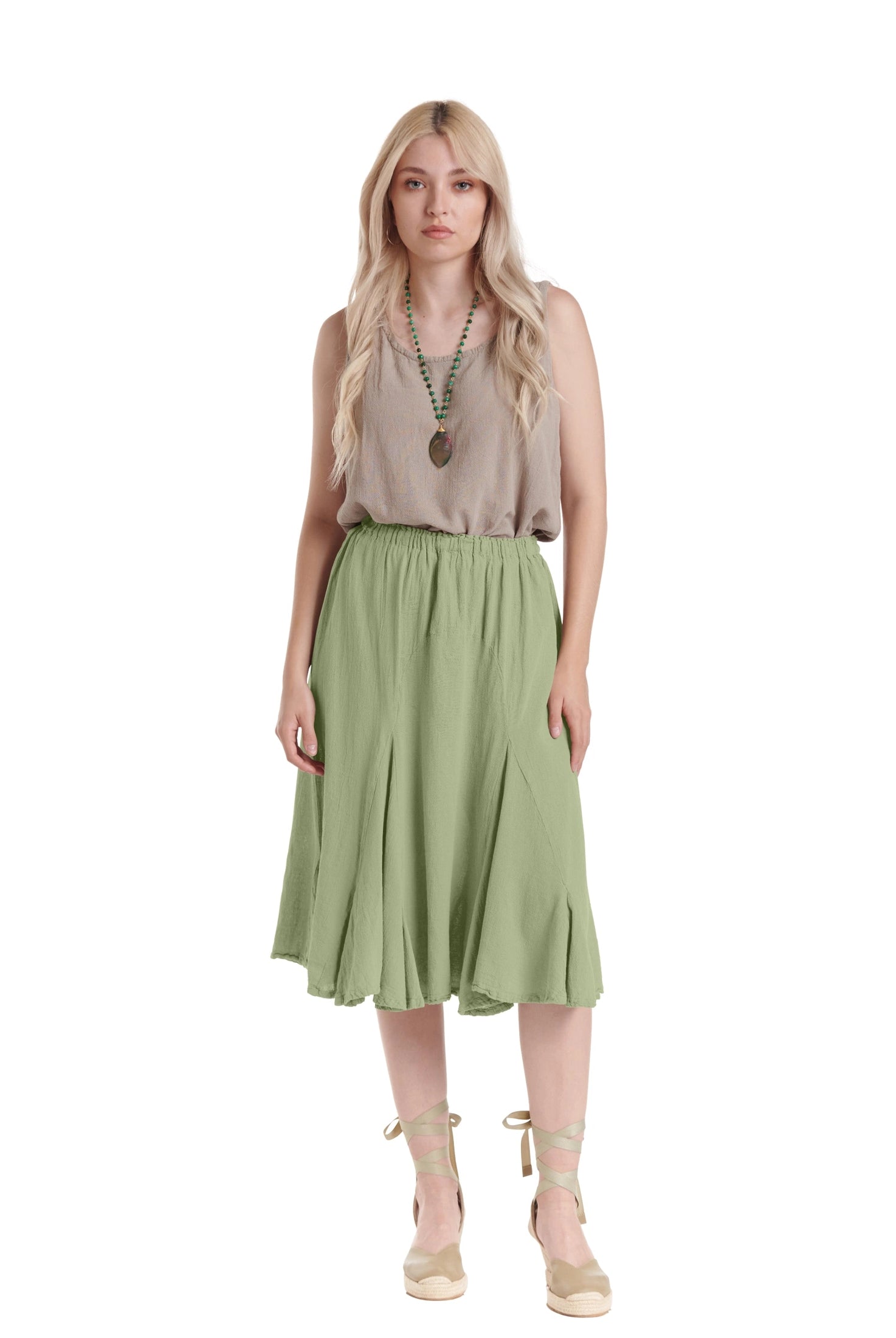 Leona Cotton Gauze Skirt – New Arrival-Oh My Gauze