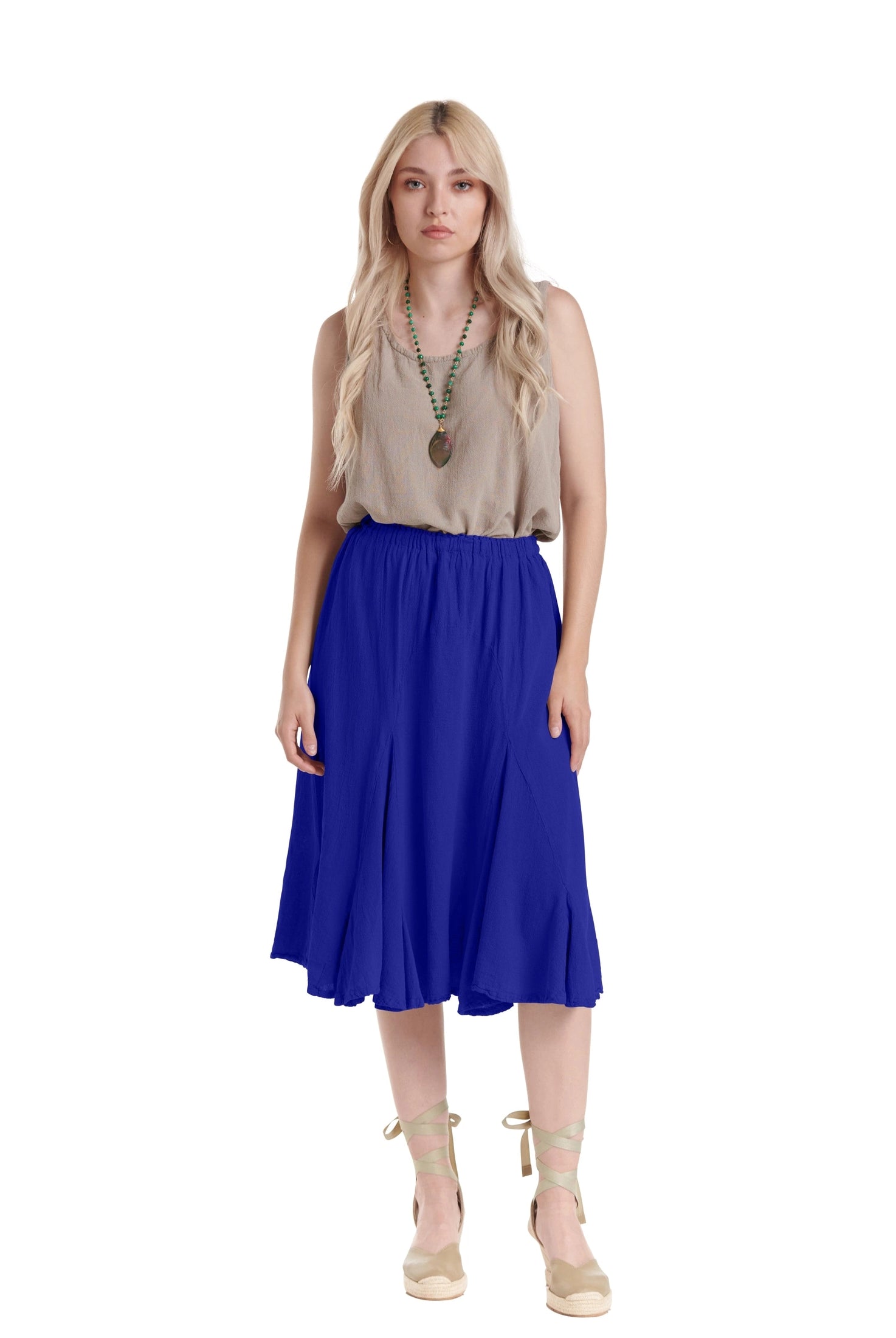 Leona Cotton Gauze Skirt – New Arrival-Oh My Gauze