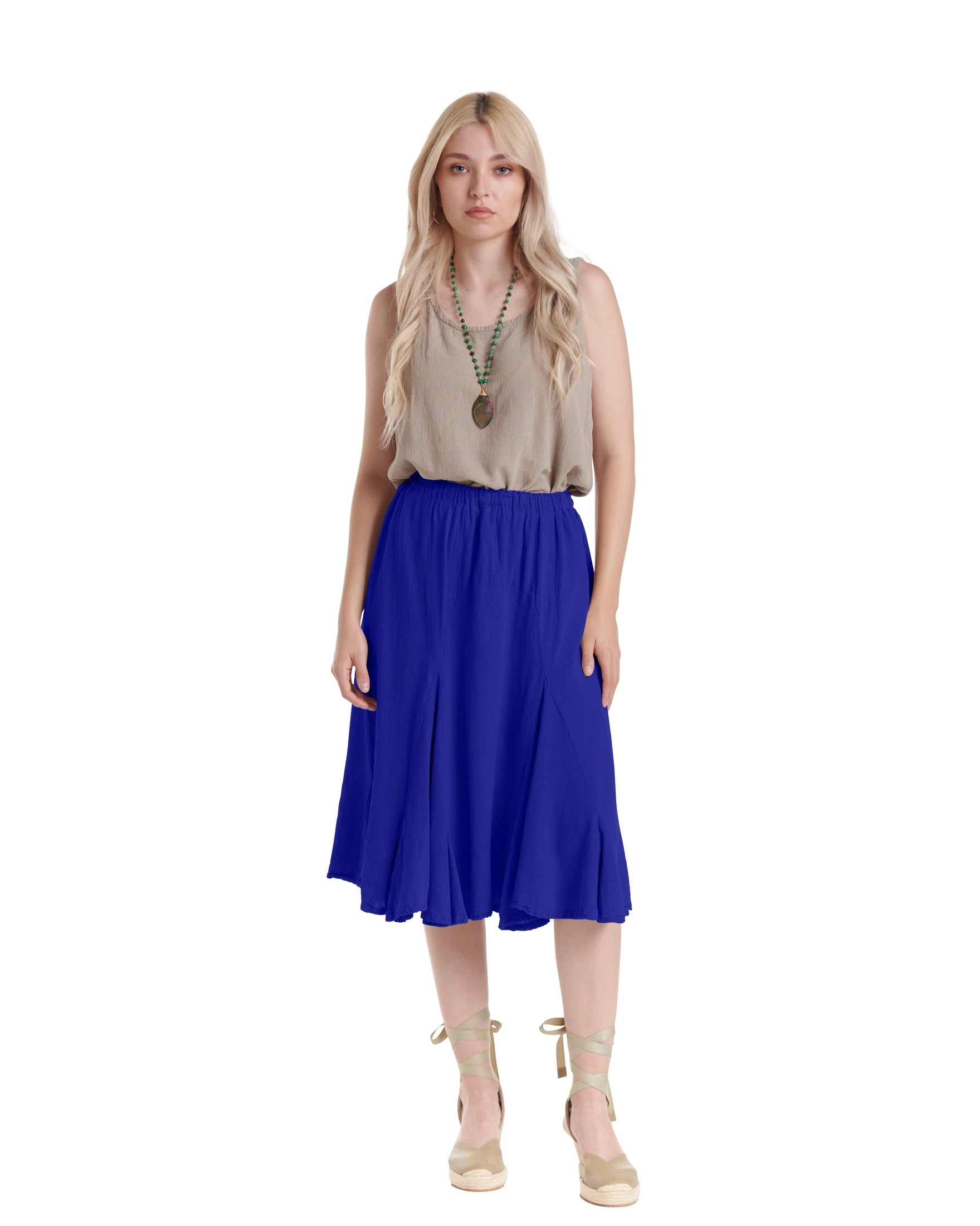 Leona Cotton Gauze Skirt – New Arrival-Oh My Gauze