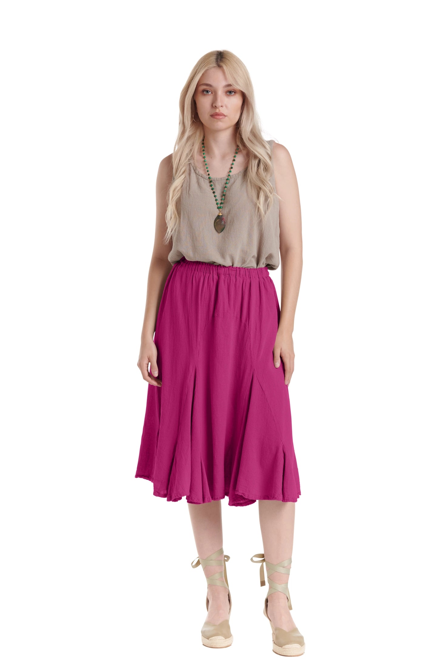 Leona Cotton Gauze Skirt – New Arrival-Oh My Gauze