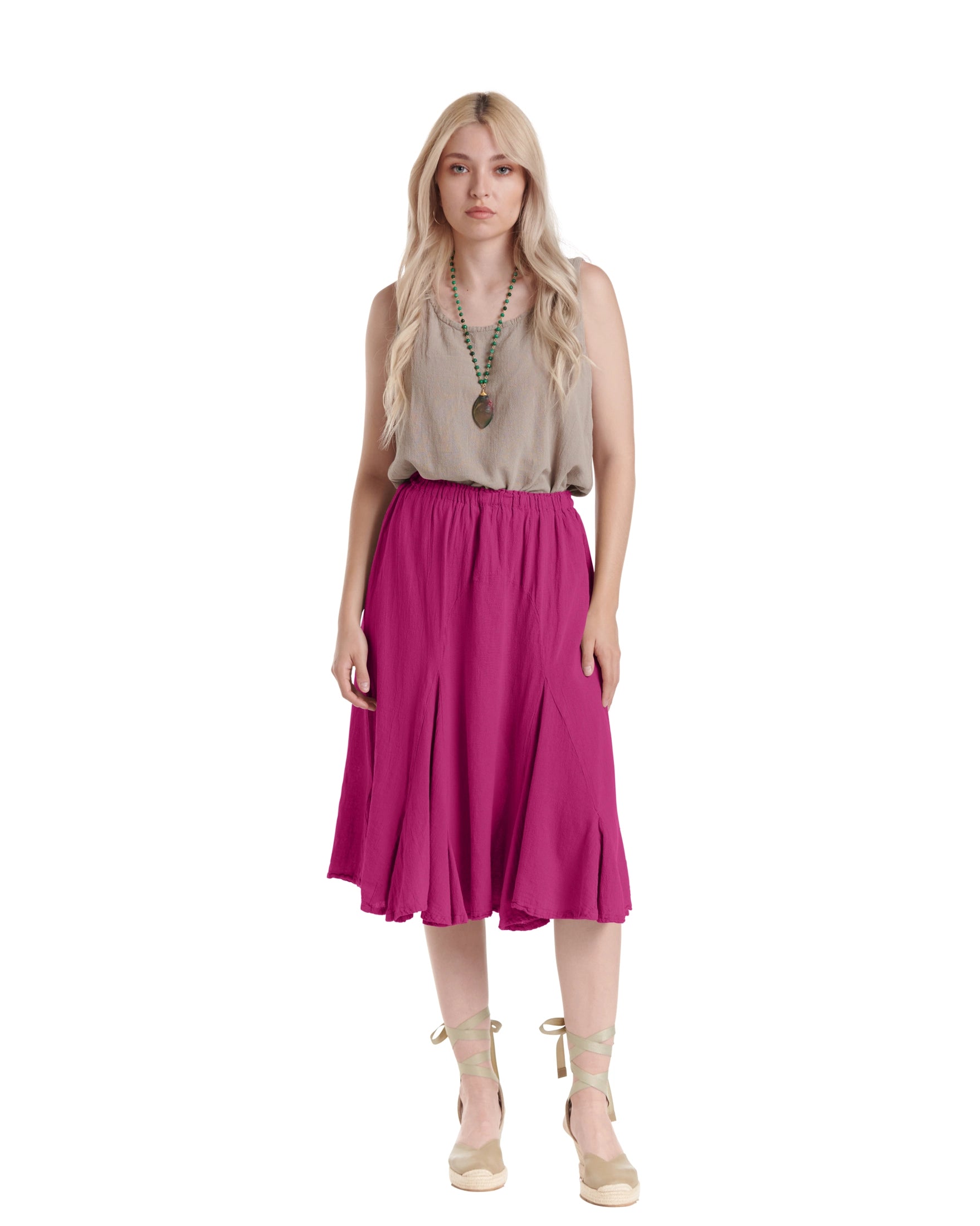 Leona Cotton Gauze Skirt – New Arrival-Oh My Gauze