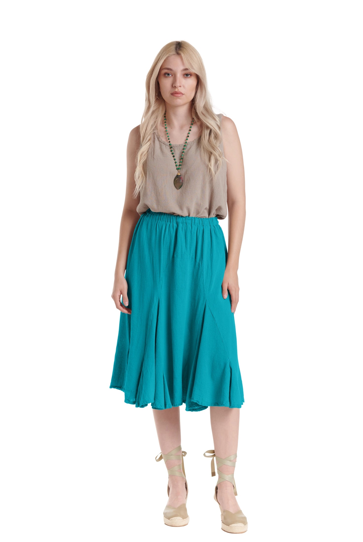 Leona Cotton Gauze Skirt – New Arrival-Oh My Gauze