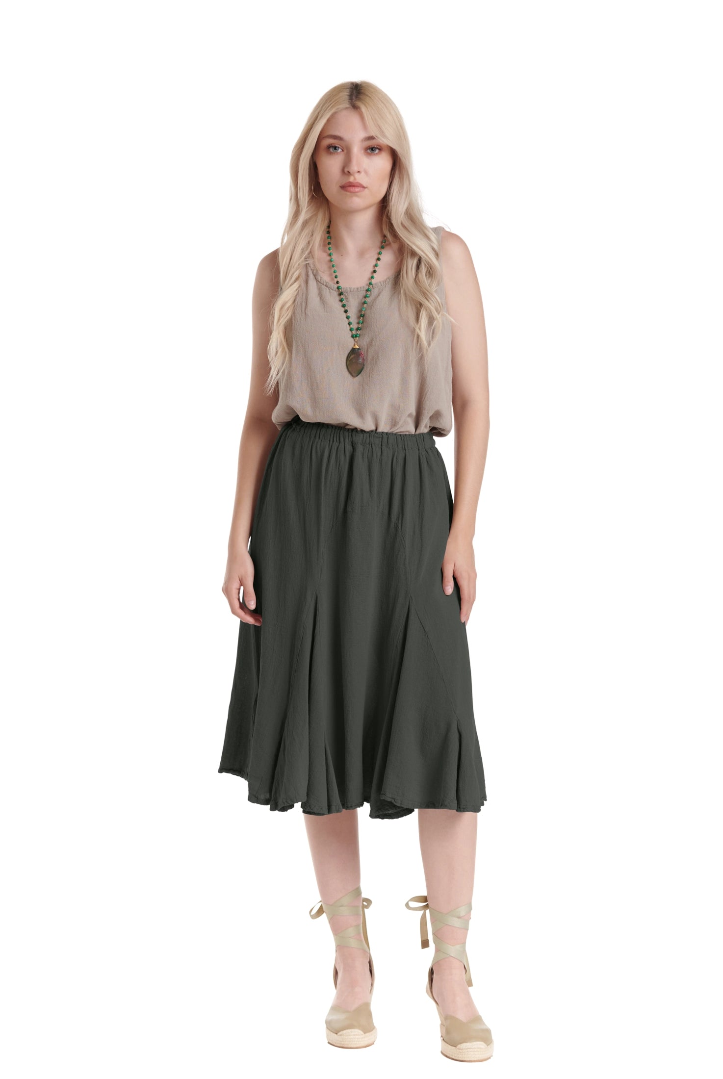 Leona Cotton Gauze Skirt – New Arrival-Oh My Gauze