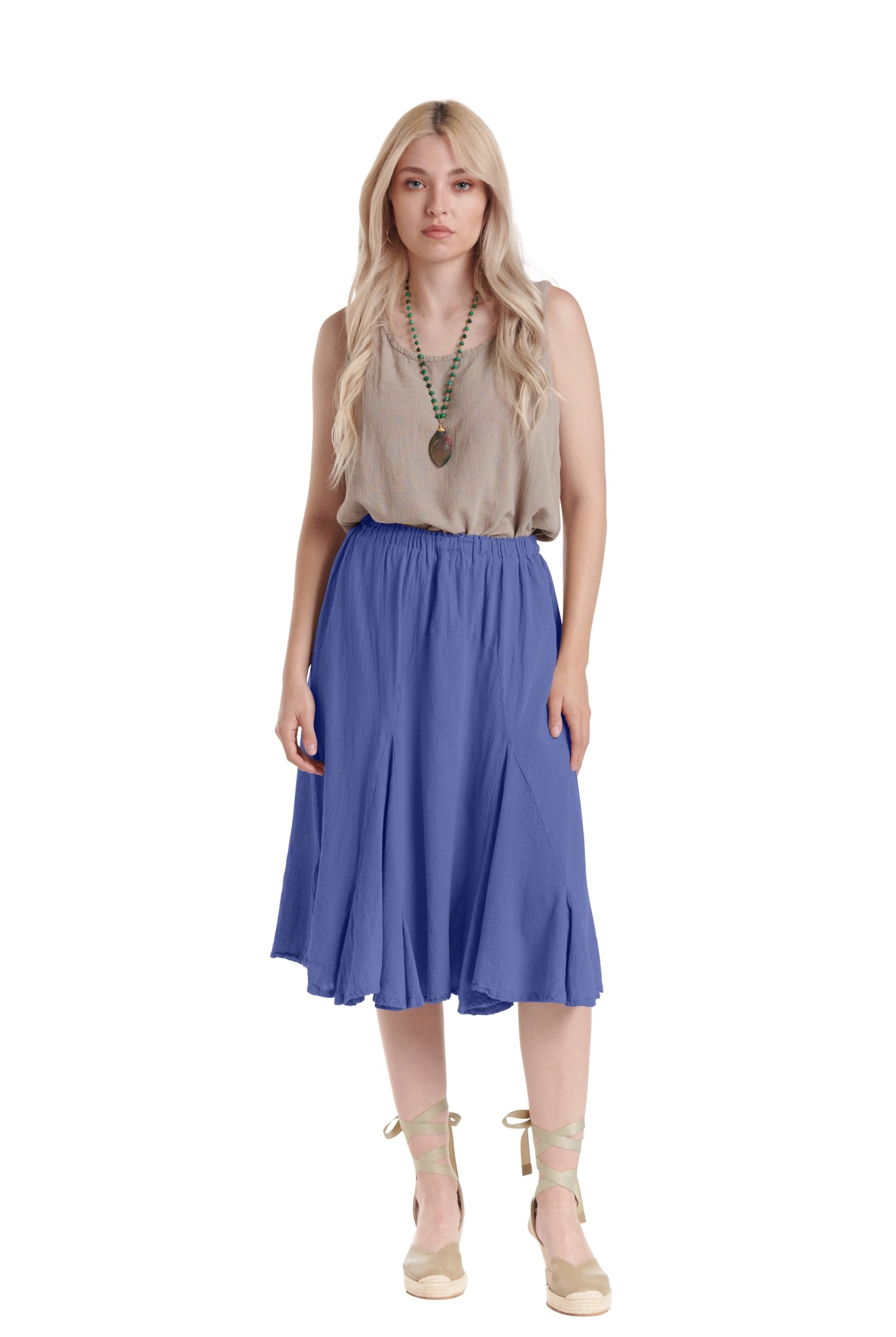 Leona Cotton Gauze Skirt – New Arrival-Oh My Gauze