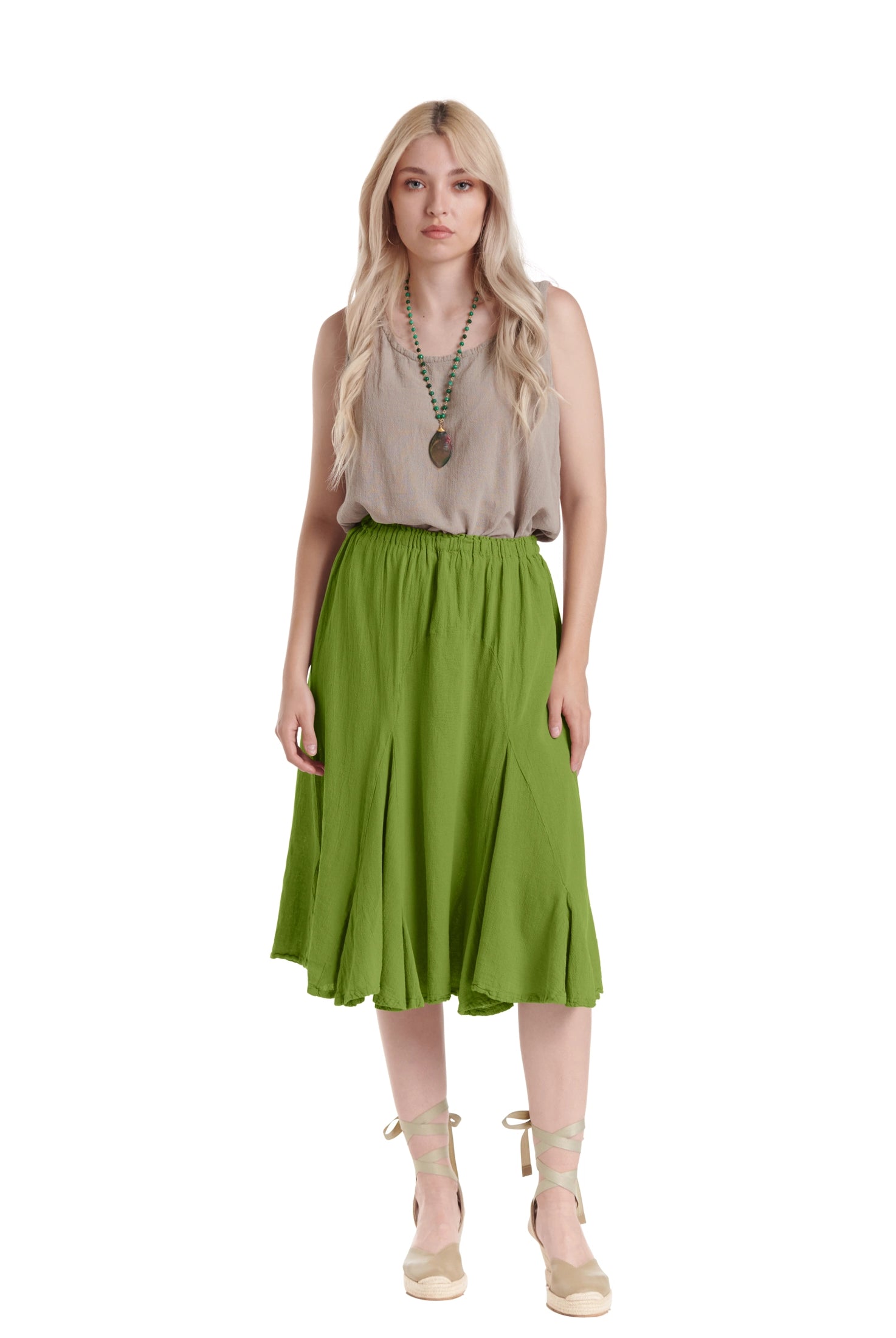 Leona Cotton Gauze Skirt – New Arrival-Oh My Gauze