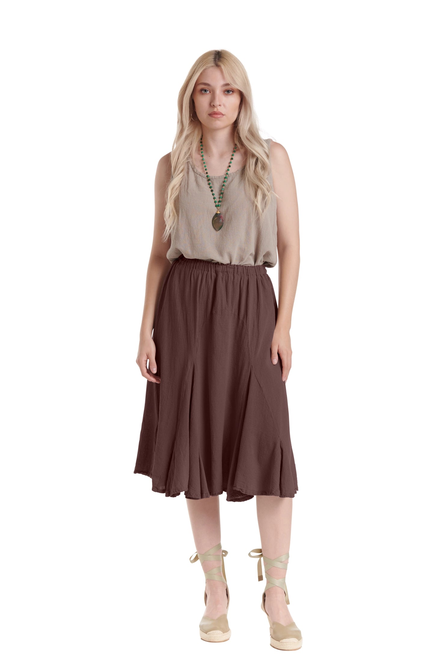 Leona Cotton Gauze Skirt – New Arrival-Oh My Gauze