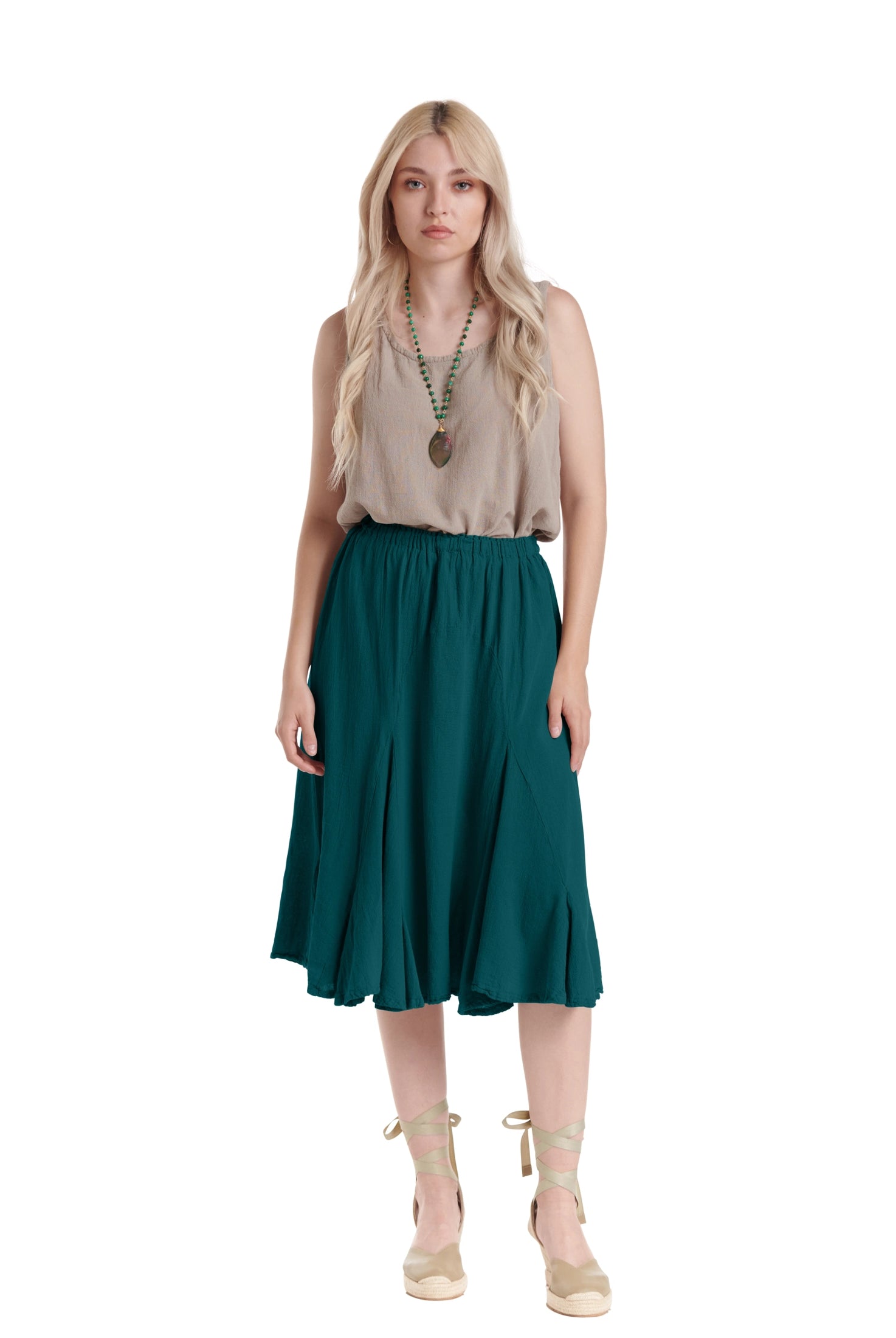 Leona Cotton Gauze Skirt – New Arrival-Oh My Gauze