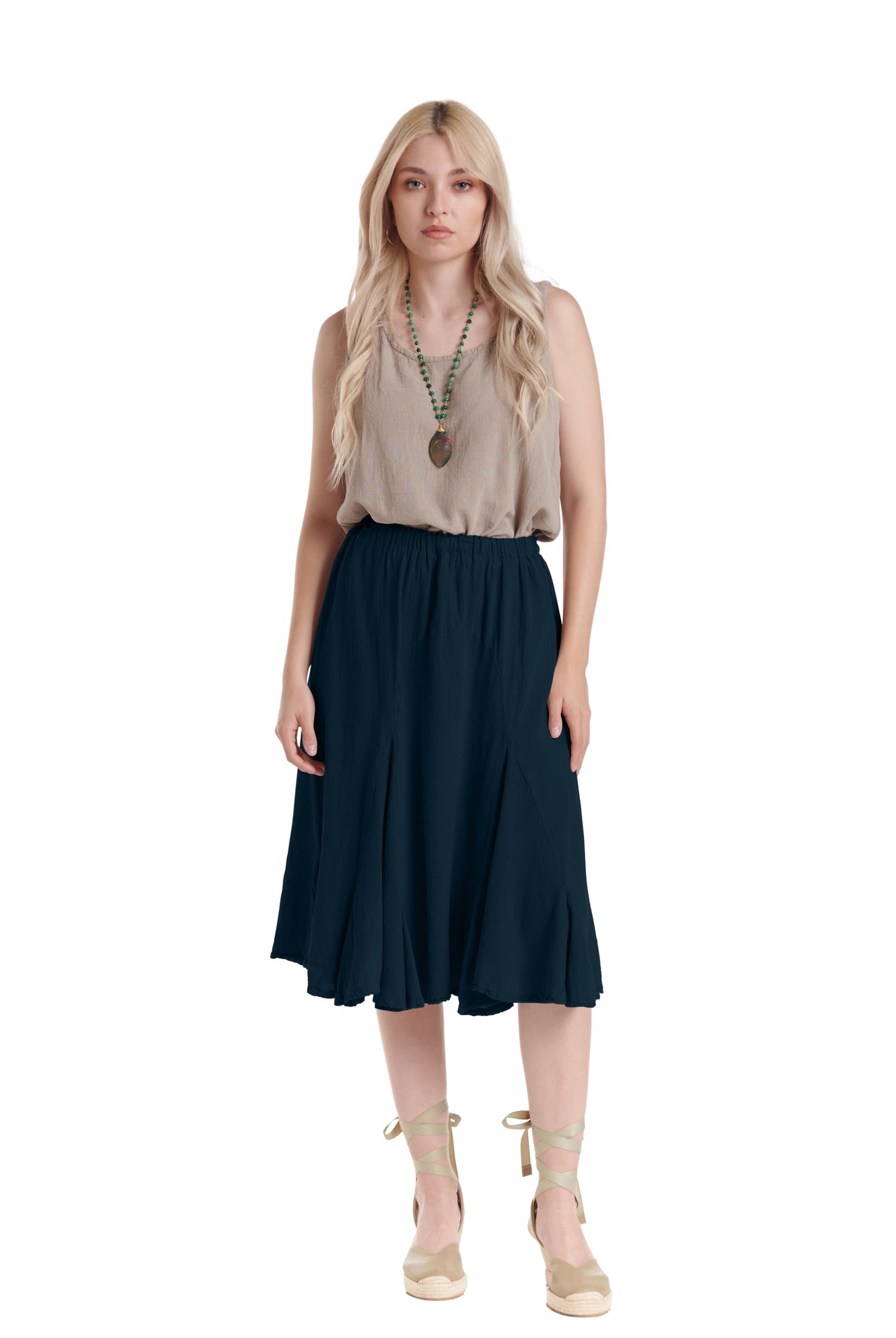 Leona Cotton Gauze Skirt – New Arrival-Oh My Gauze