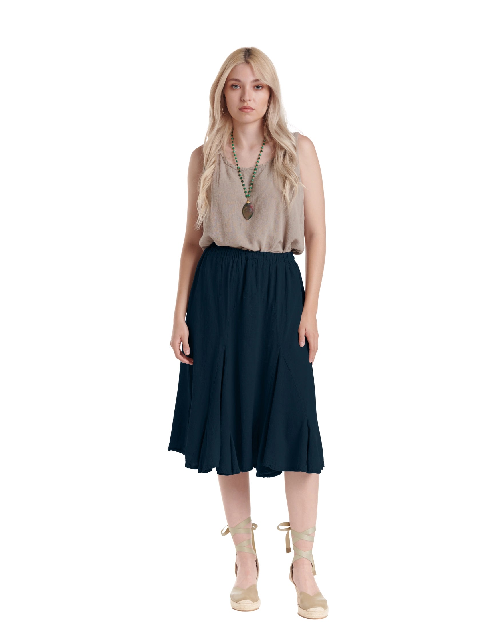 Leona Cotton Gauze Skirt – New Arrival-Oh My Gauze