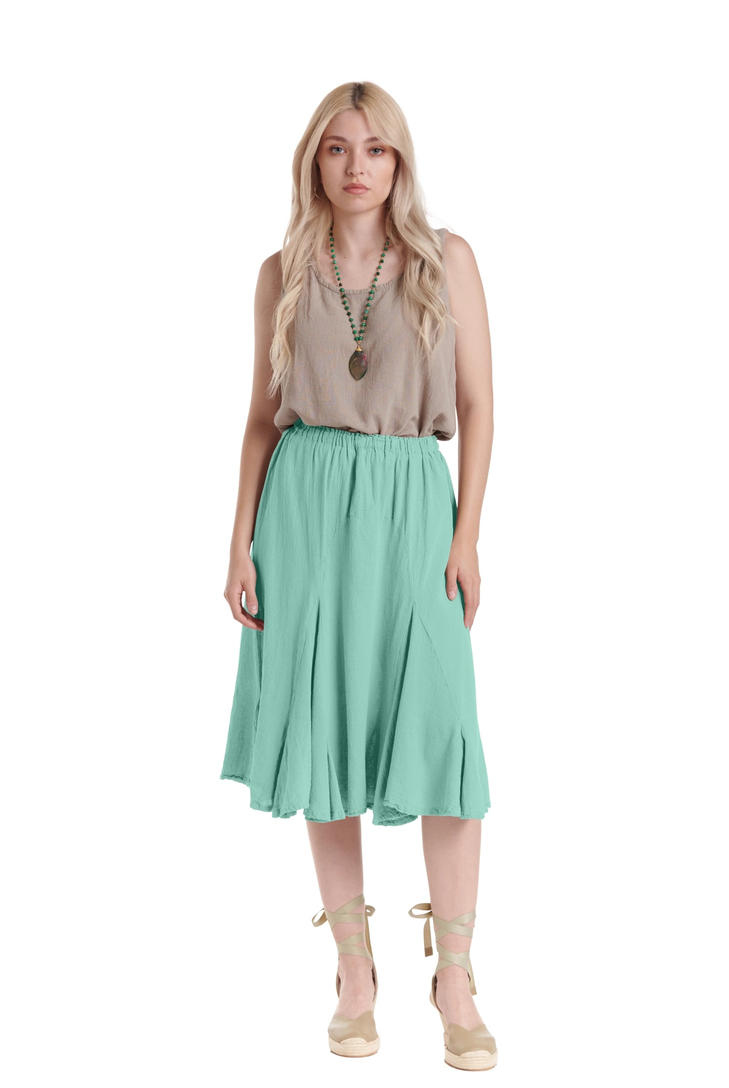 Leona Cotton Gauze Skirt – New Arrival-Oh My Gauze
