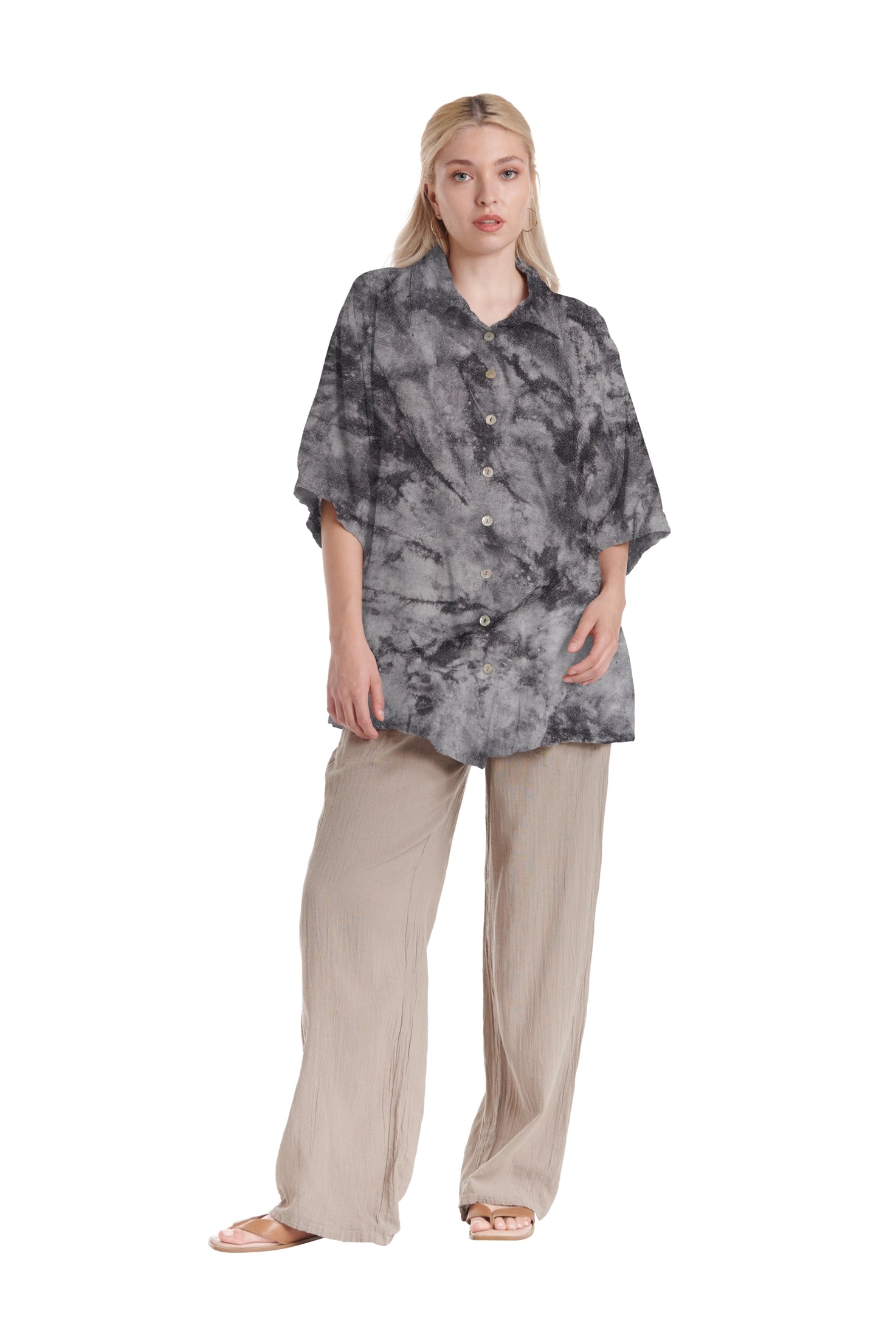 Lotus Cotton Gauze Blouse – New Arrival-Oh My Gauze