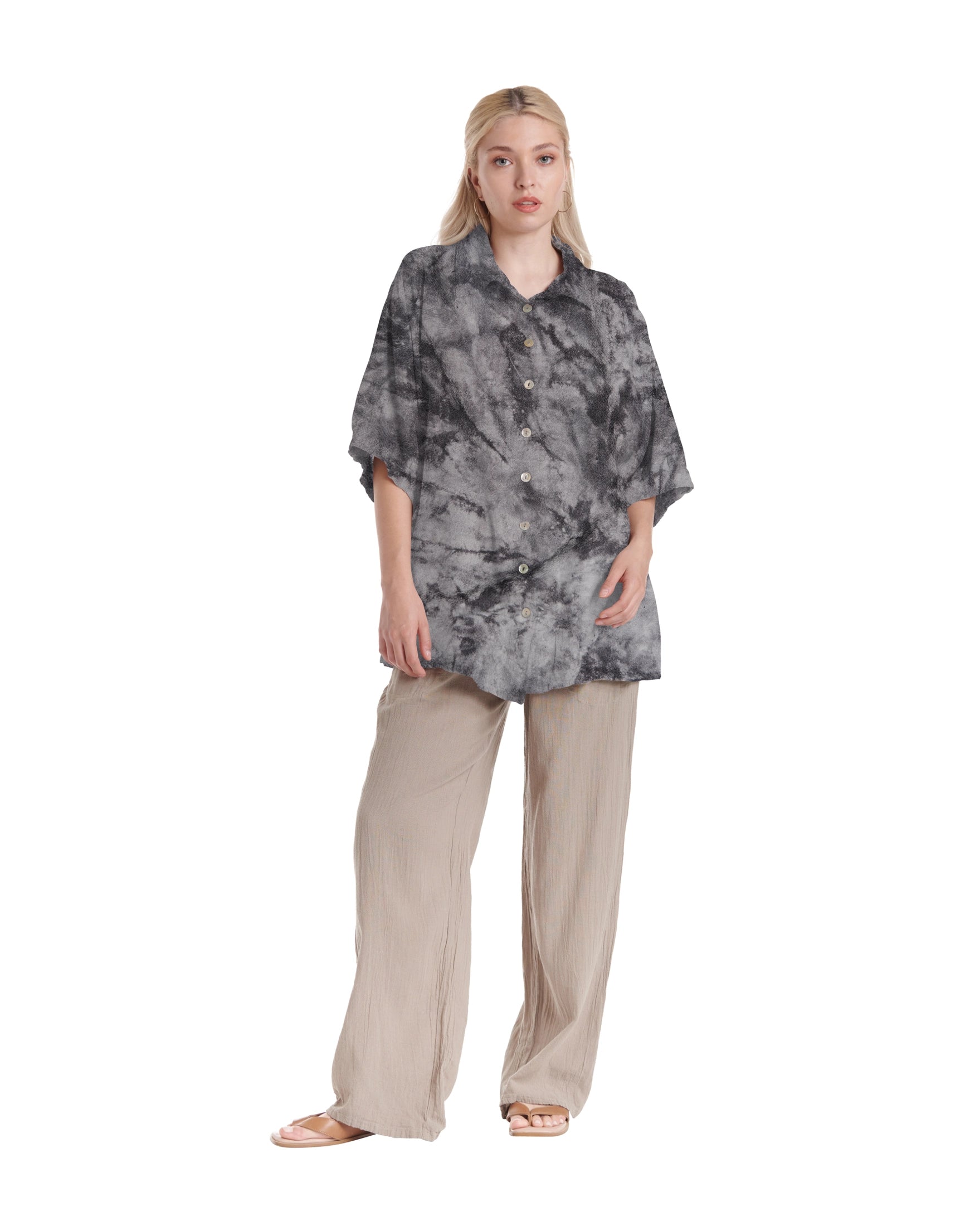 Lotus Cotton Gauze Blouse – New Arrival-Oh My Gauze