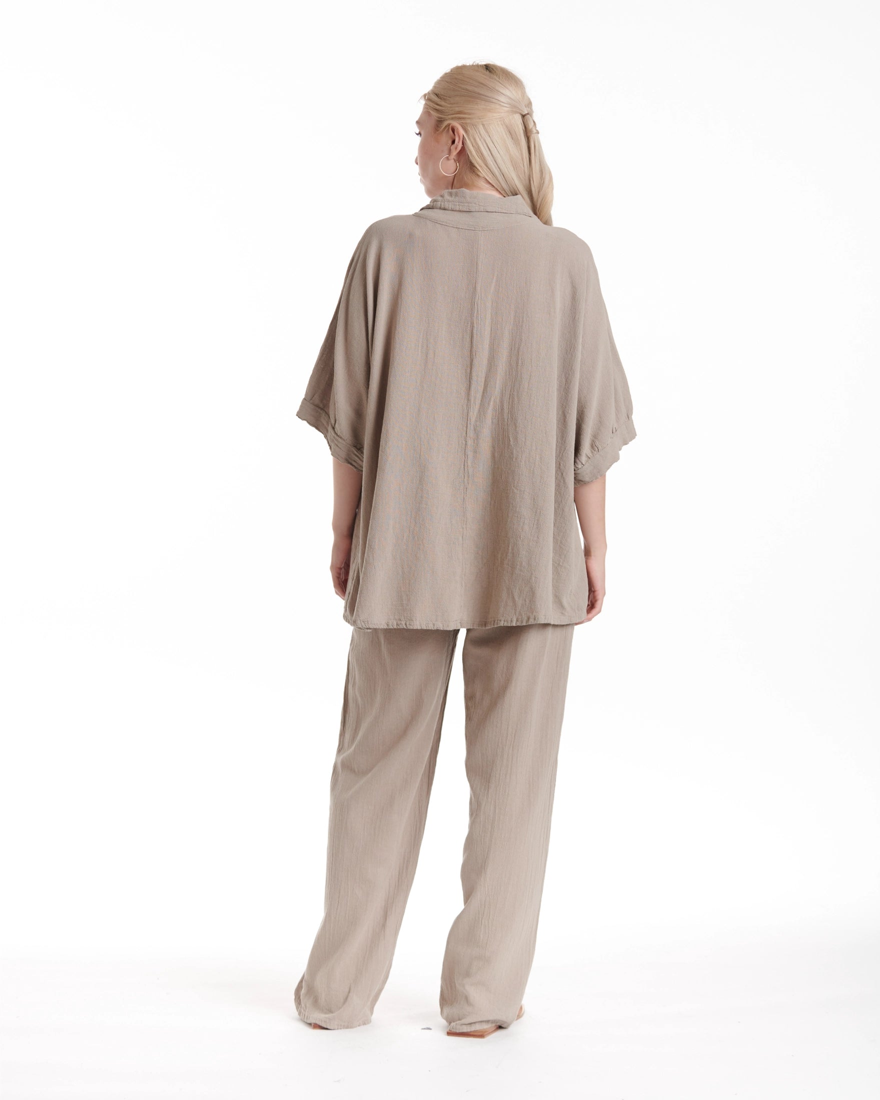 Lotus Cotton Gauze Blouse – New Arrival-Oh My Gauze