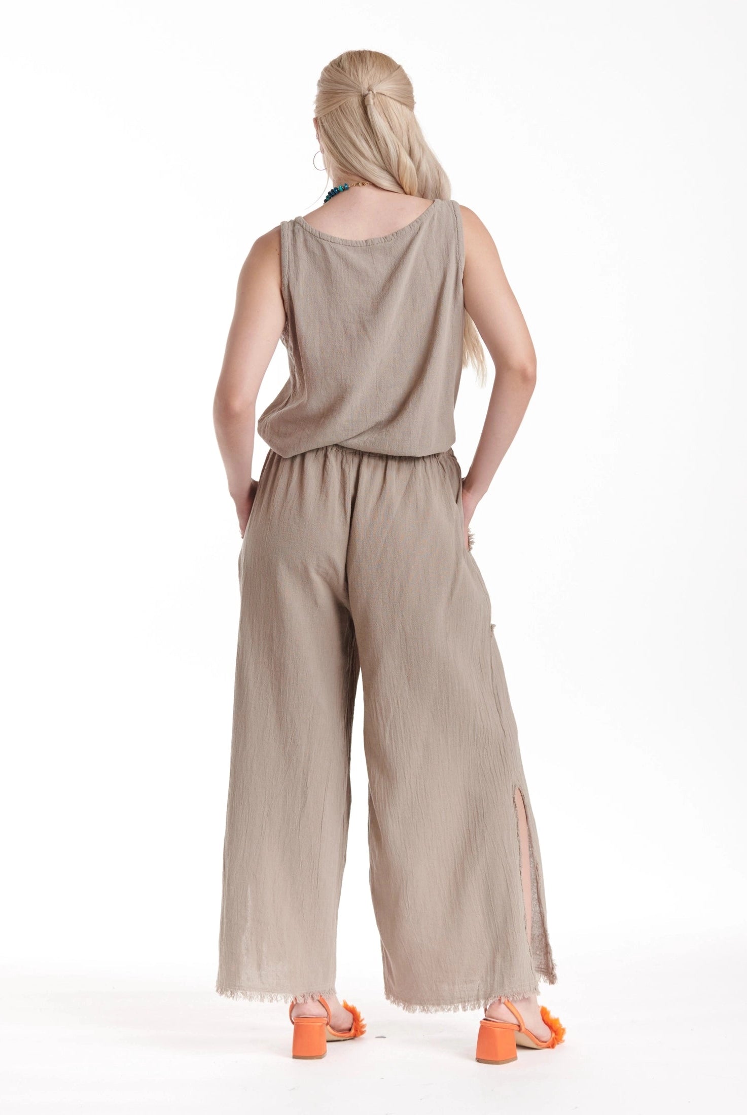 Lucky Cotton Gauze Pants - Final Sale-Oh My Gauze