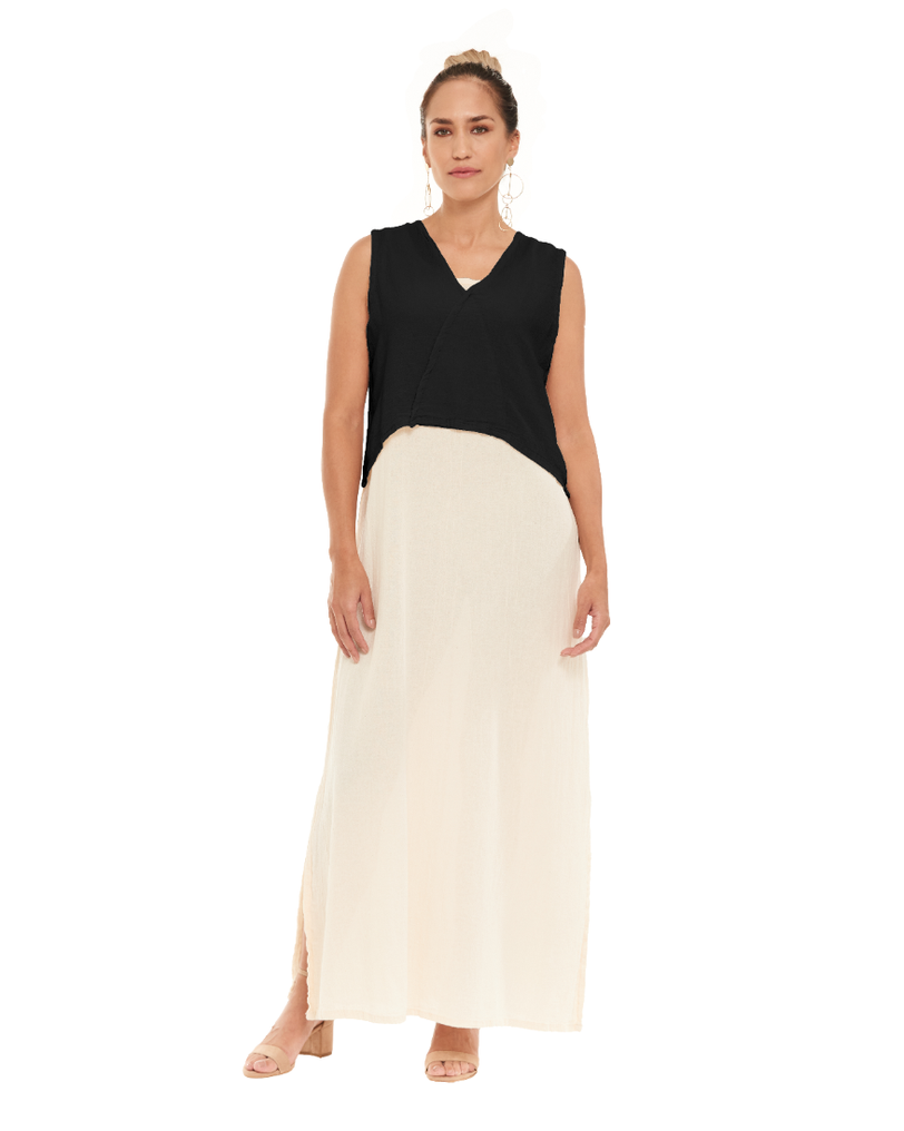 Luisa Crop Cotton Gauze Blouse-Oh My Gauze