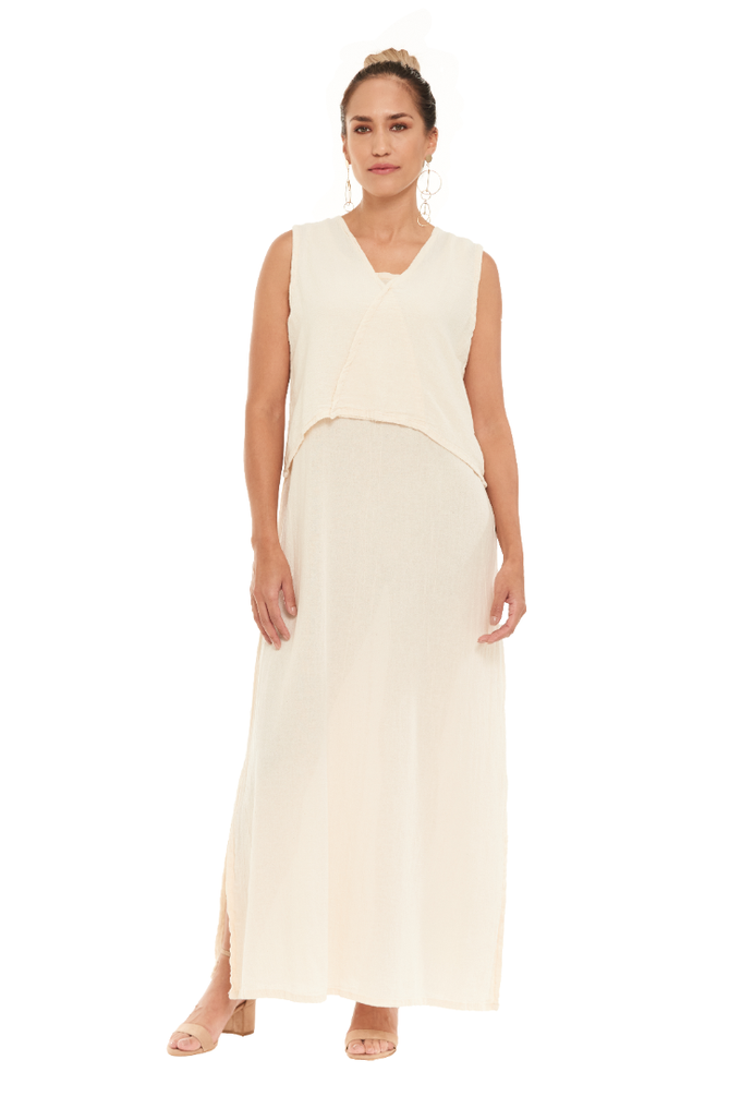 Luisa Crop Cotton Gauze Blouse-Oh My Gauze