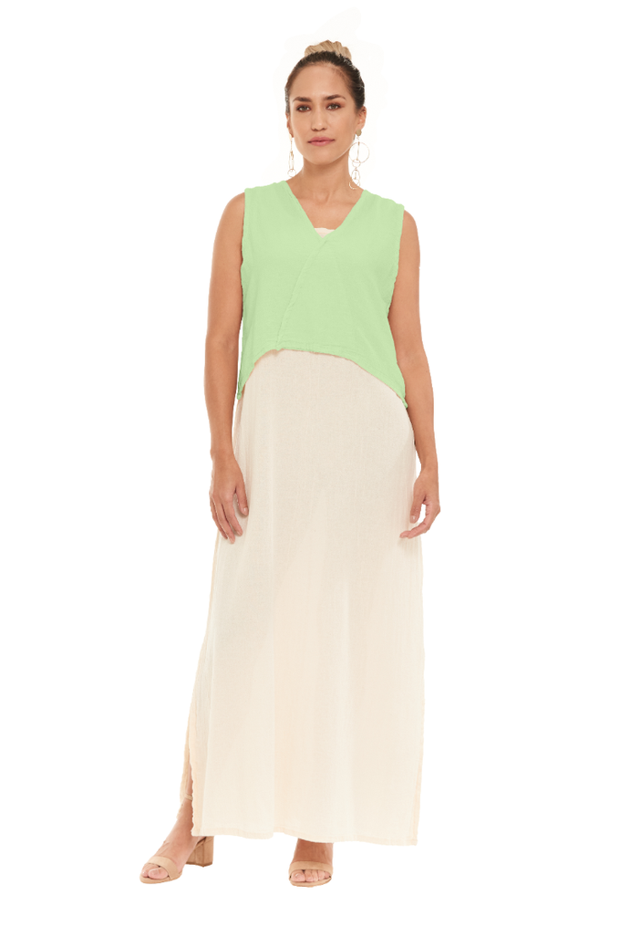 Luisa Crop Cotton Gauze Blouse-Oh My Gauze