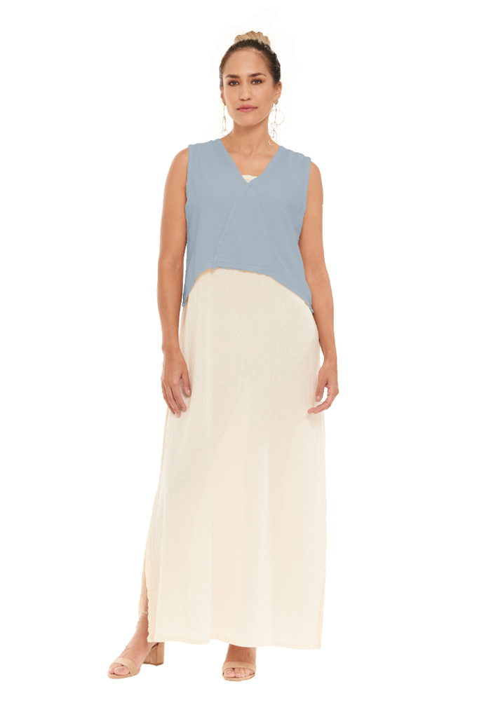 Luisa Crop Cotton Gauze Blouse-Oh My Gauze