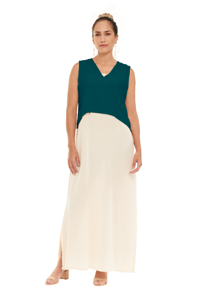 Luisa Crop Cotton Gauze Blouse-Oh My Gauze