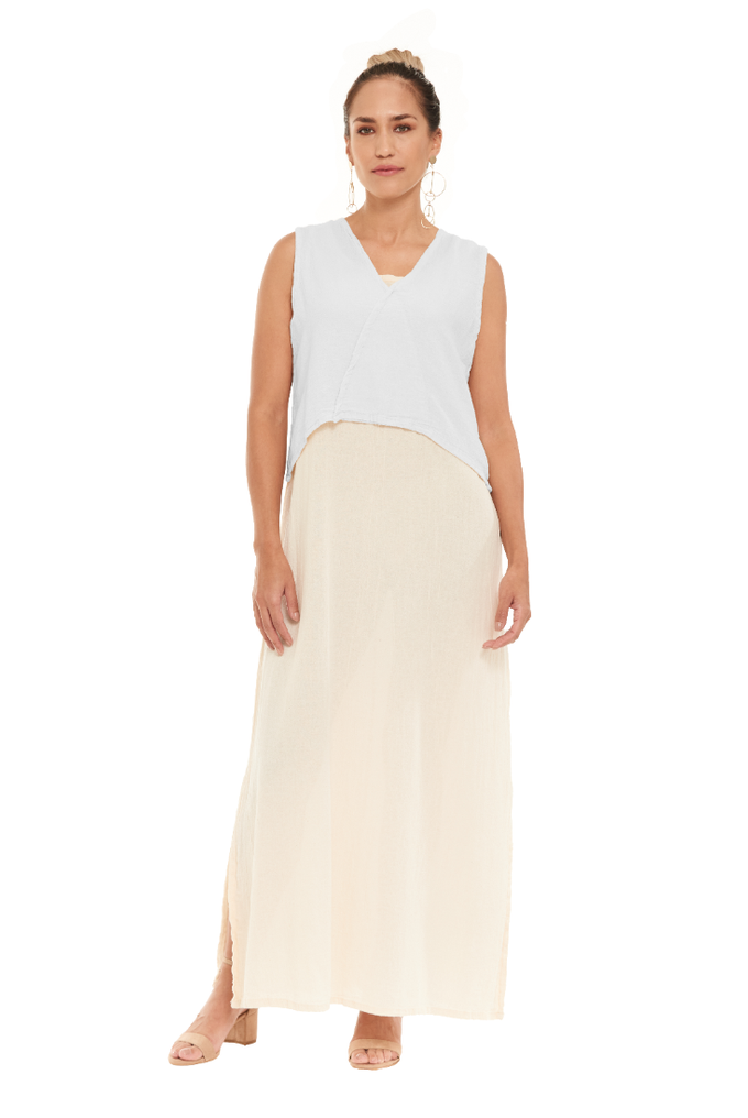 Luisa Crop Cotton Gauze Blouse-Oh My Gauze