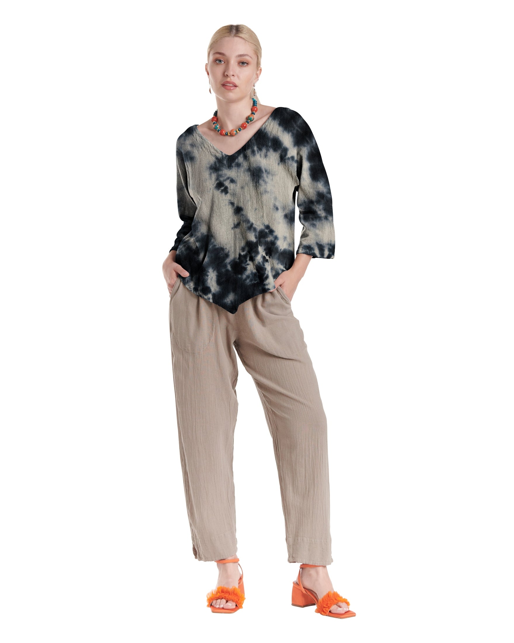 Lynn Cotton Gauze Blouse-Oh My Gauze