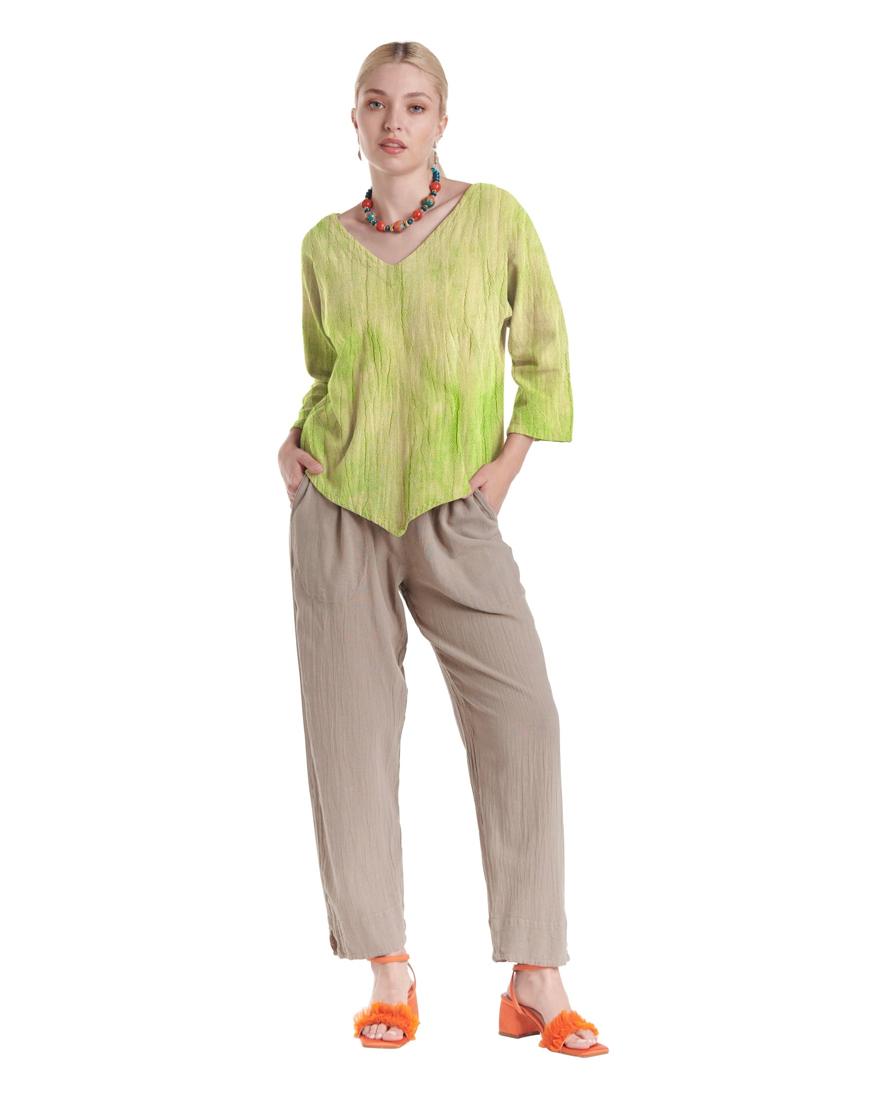 Lynn Cotton Gauze Blouse-Oh My Gauze