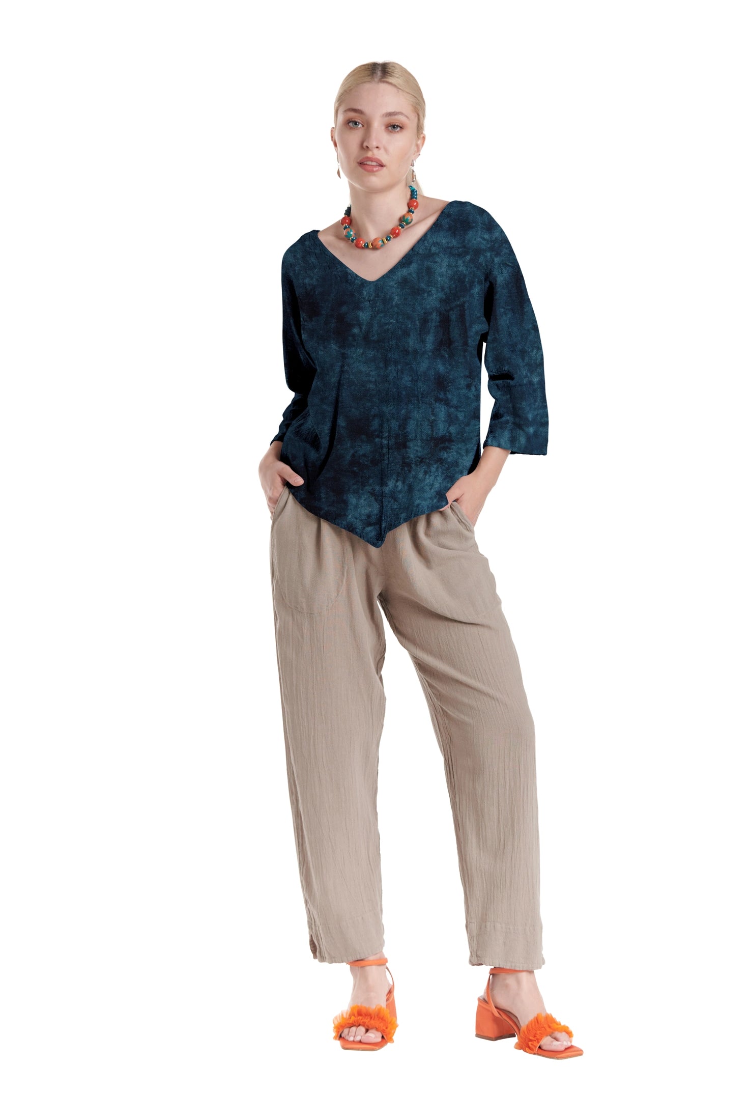 Lynn Cotton Gauze Blouse-Oh My Gauze