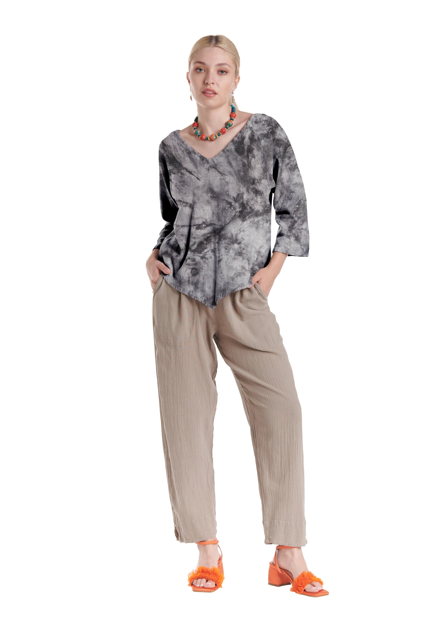 Lynn Cotton Gauze Blouse-Oh My Gauze