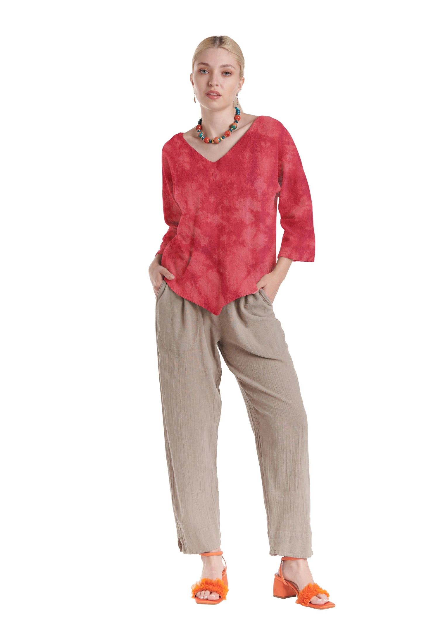 Lynn Cotton Gauze Blouse-Oh My Gauze