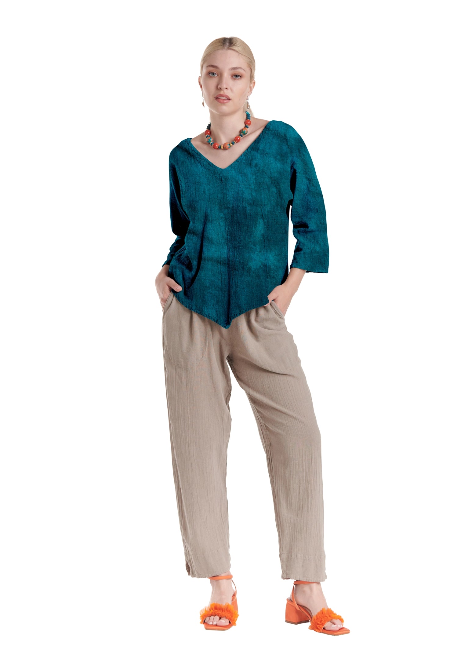 Lynn Cotton Gauze Blouse-Oh My Gauze
