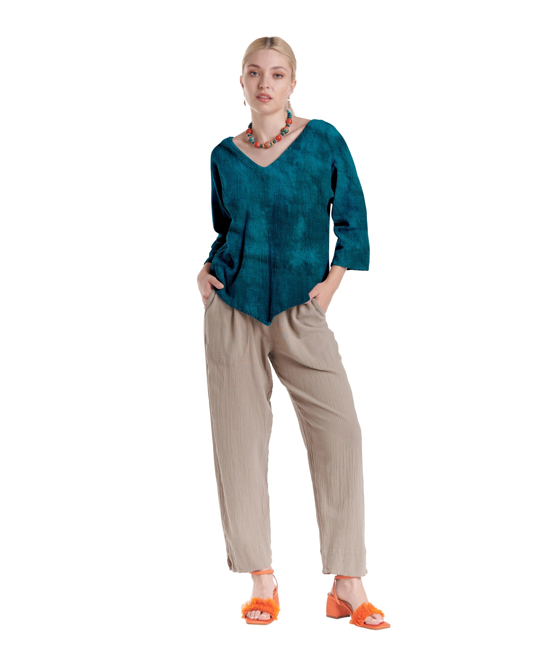 Lynn Cotton Gauze Blouse-Oh My Gauze