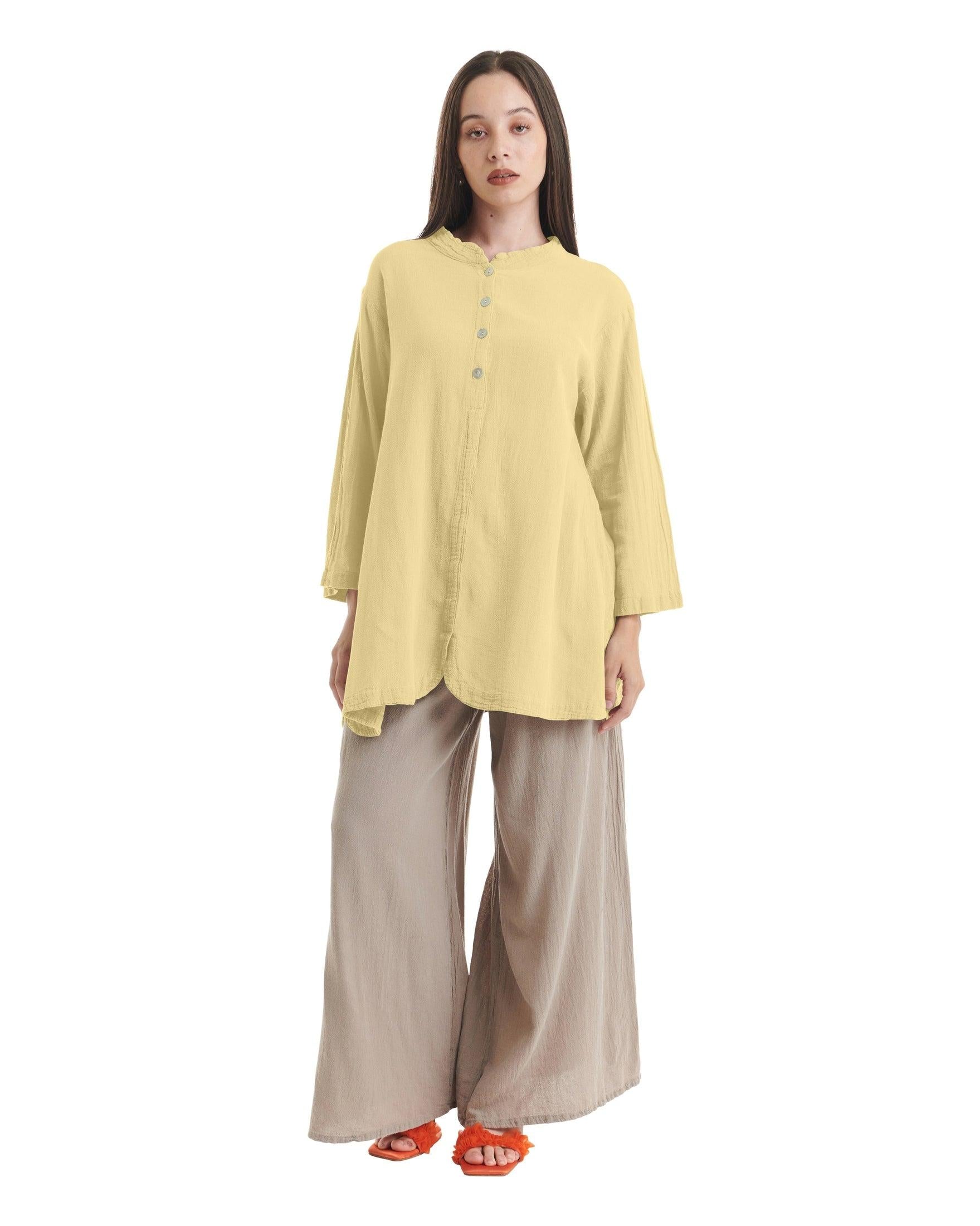 Mantra Cotton Gauze Blouse-Oh My Gauze