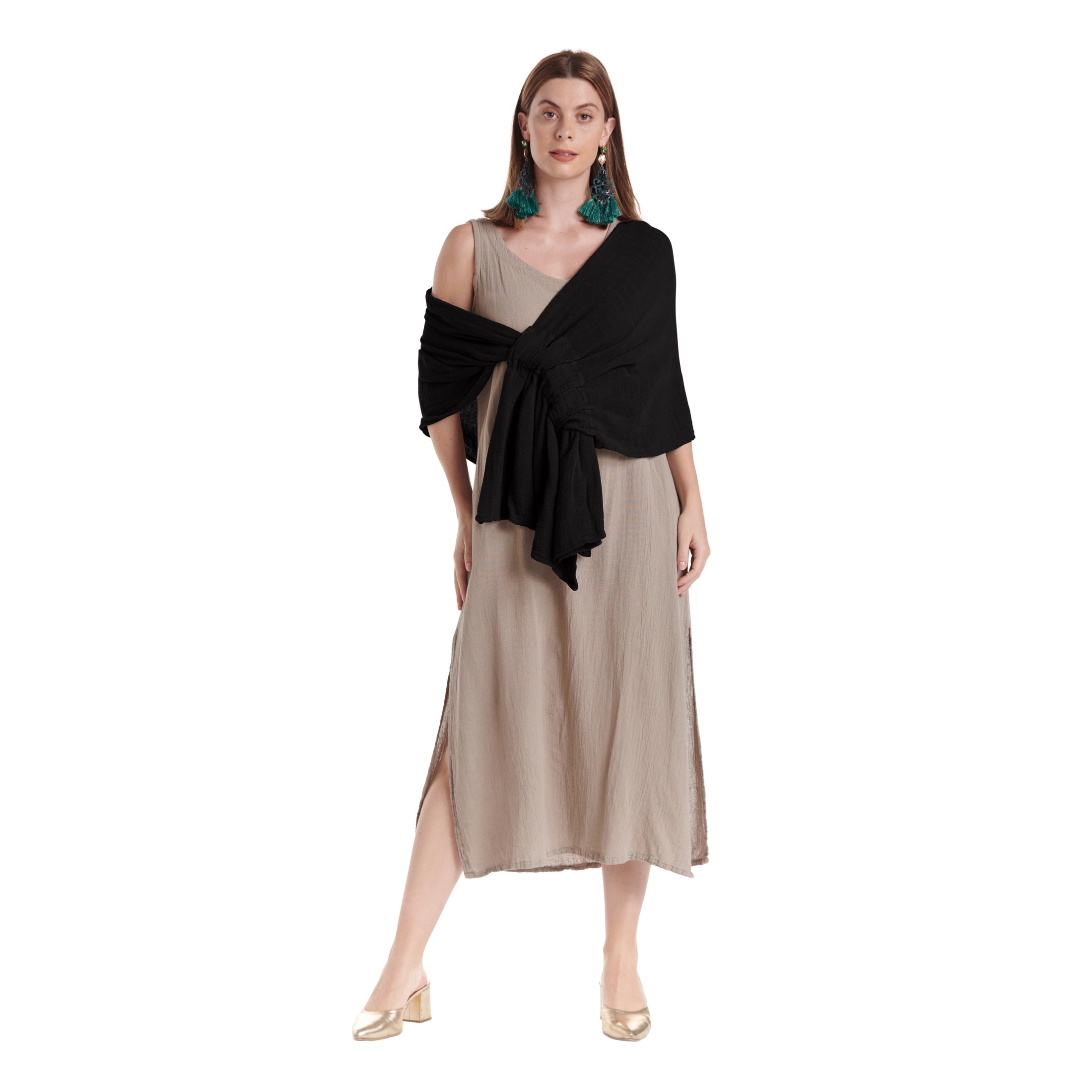 Marie Cotton Gauze Shawl-Oh My Gauze