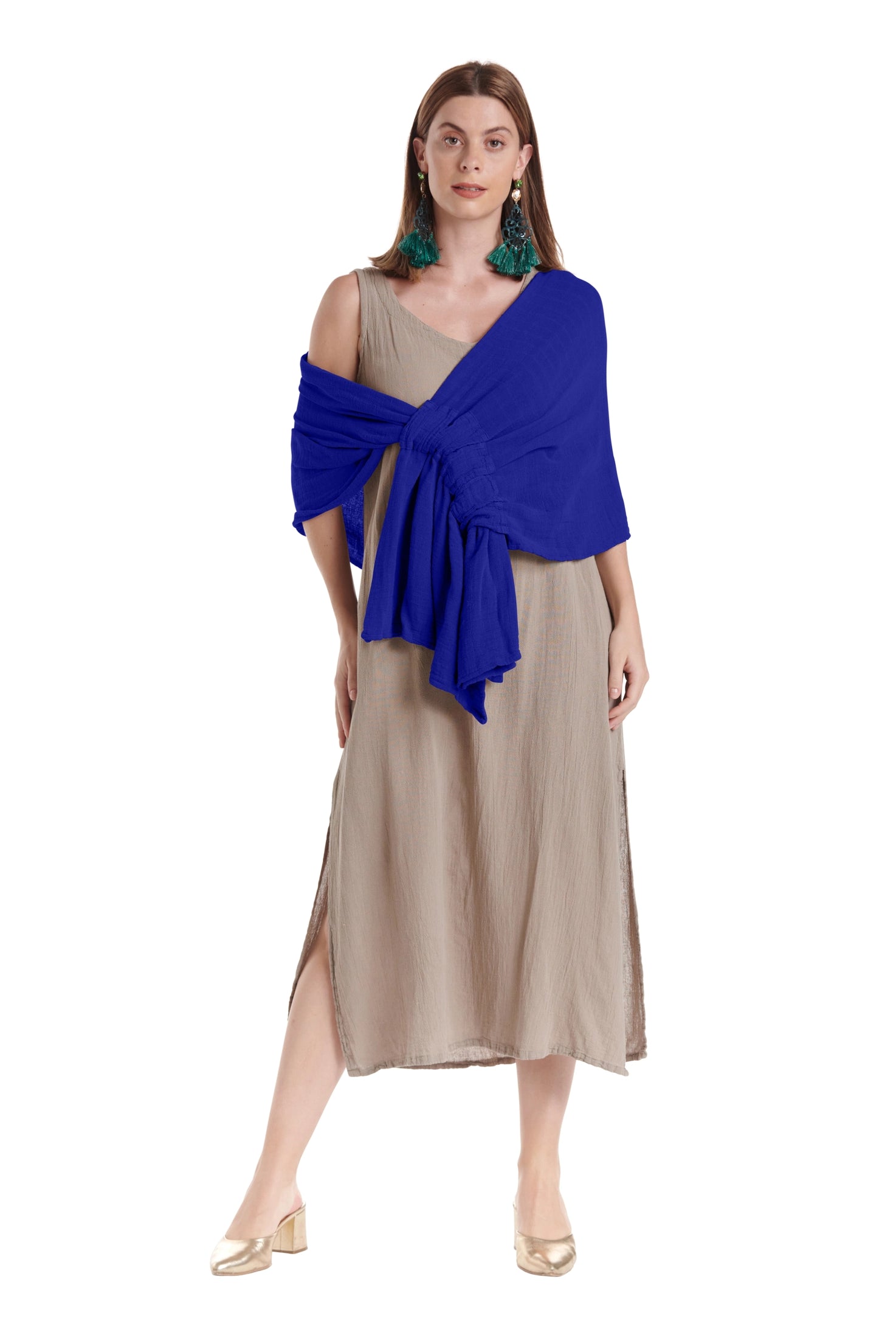 Marie Cotton Gauze Shawl-Oh My Gauze
