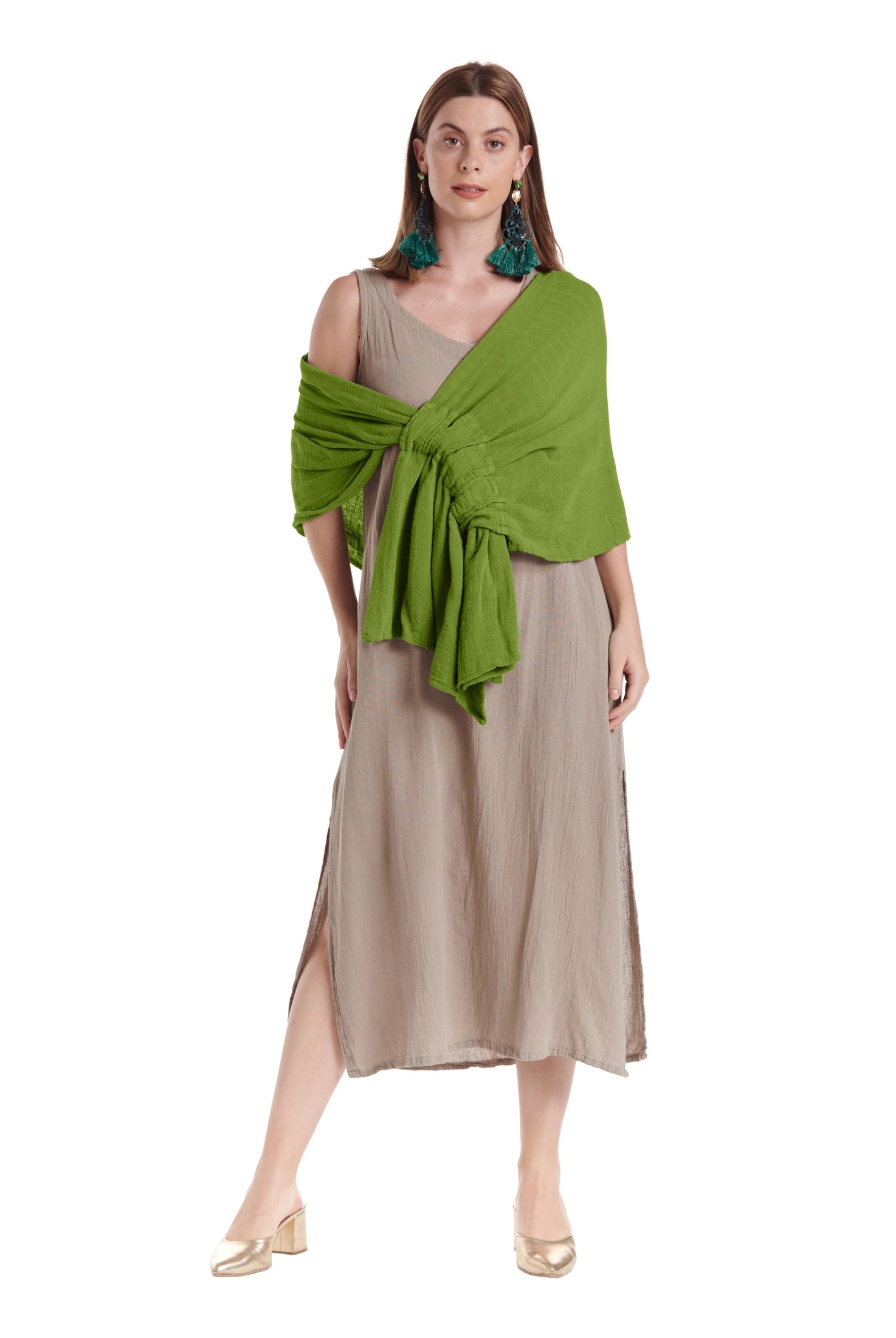 Marie Cotton Gauze Shawl-Oh My Gauze
