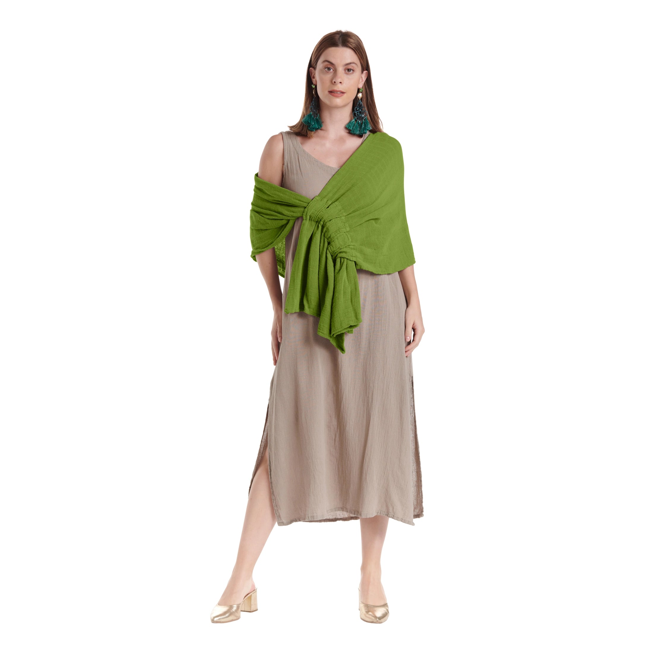 Marie Cotton Gauze Shawl-Oh My Gauze