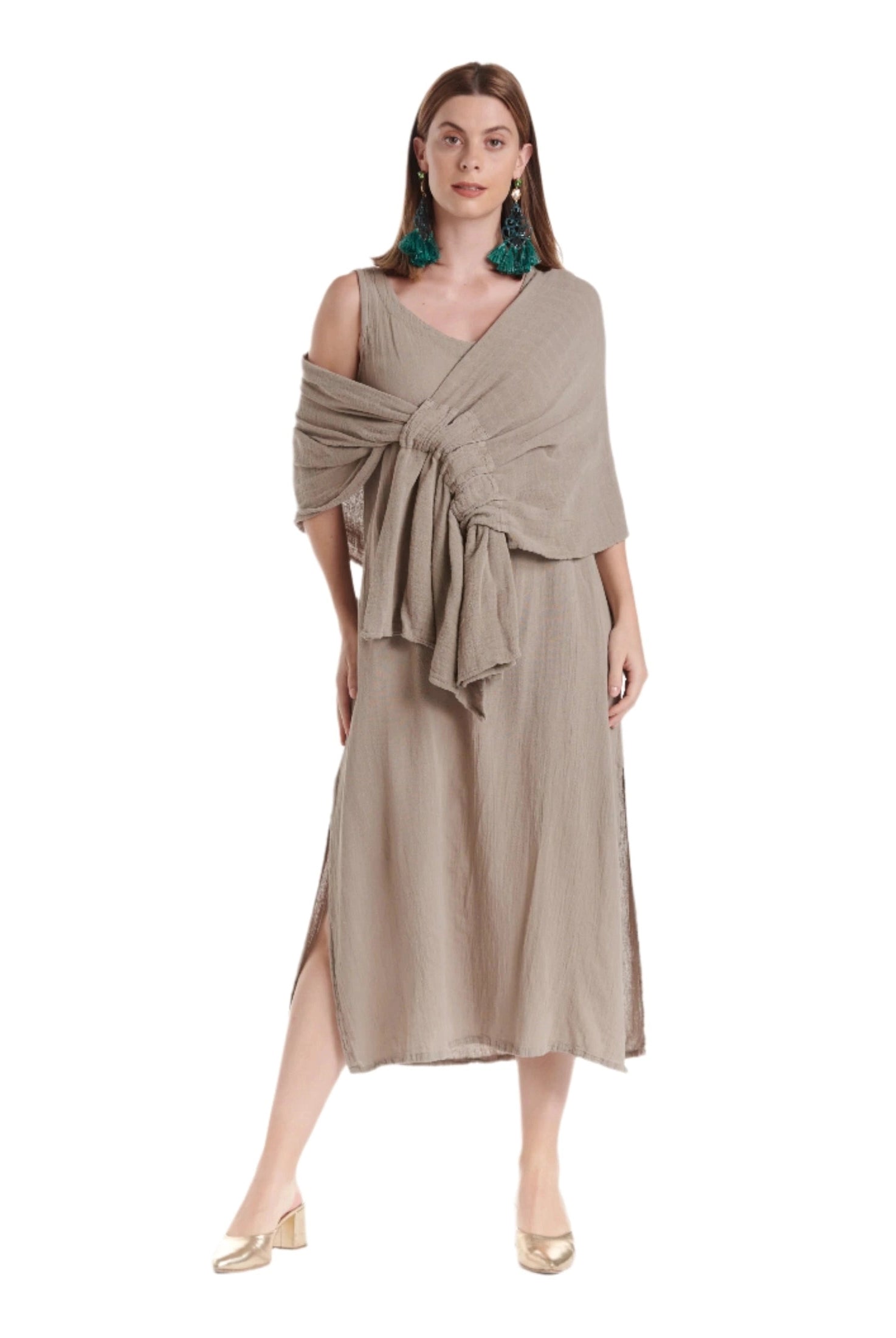 Marie Cotton Gauze Shawl-Oh My Gauze