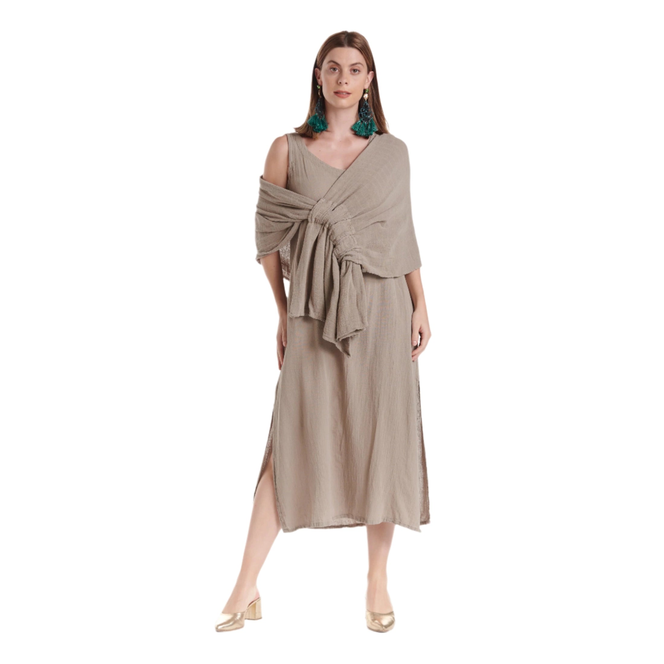 Marie Cotton Gauze Shawl-Oh My Gauze
