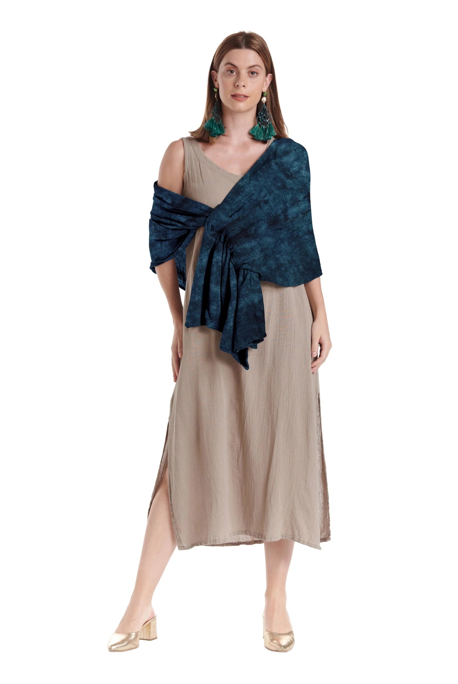 Marie Cotton Gauze Shawl-Oh My Gauze