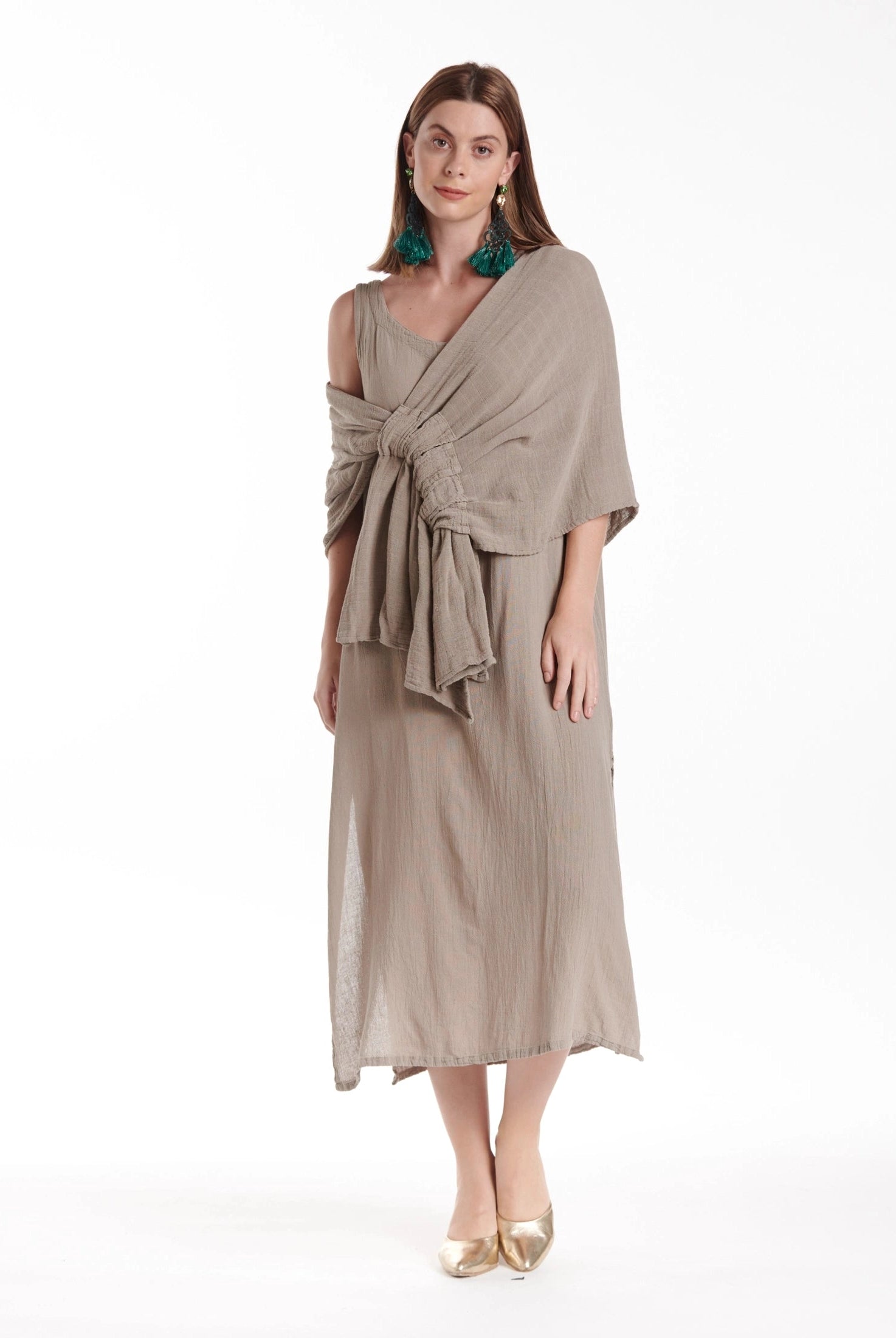 Marie Cotton Gauze Shawl-Oh My Gauze